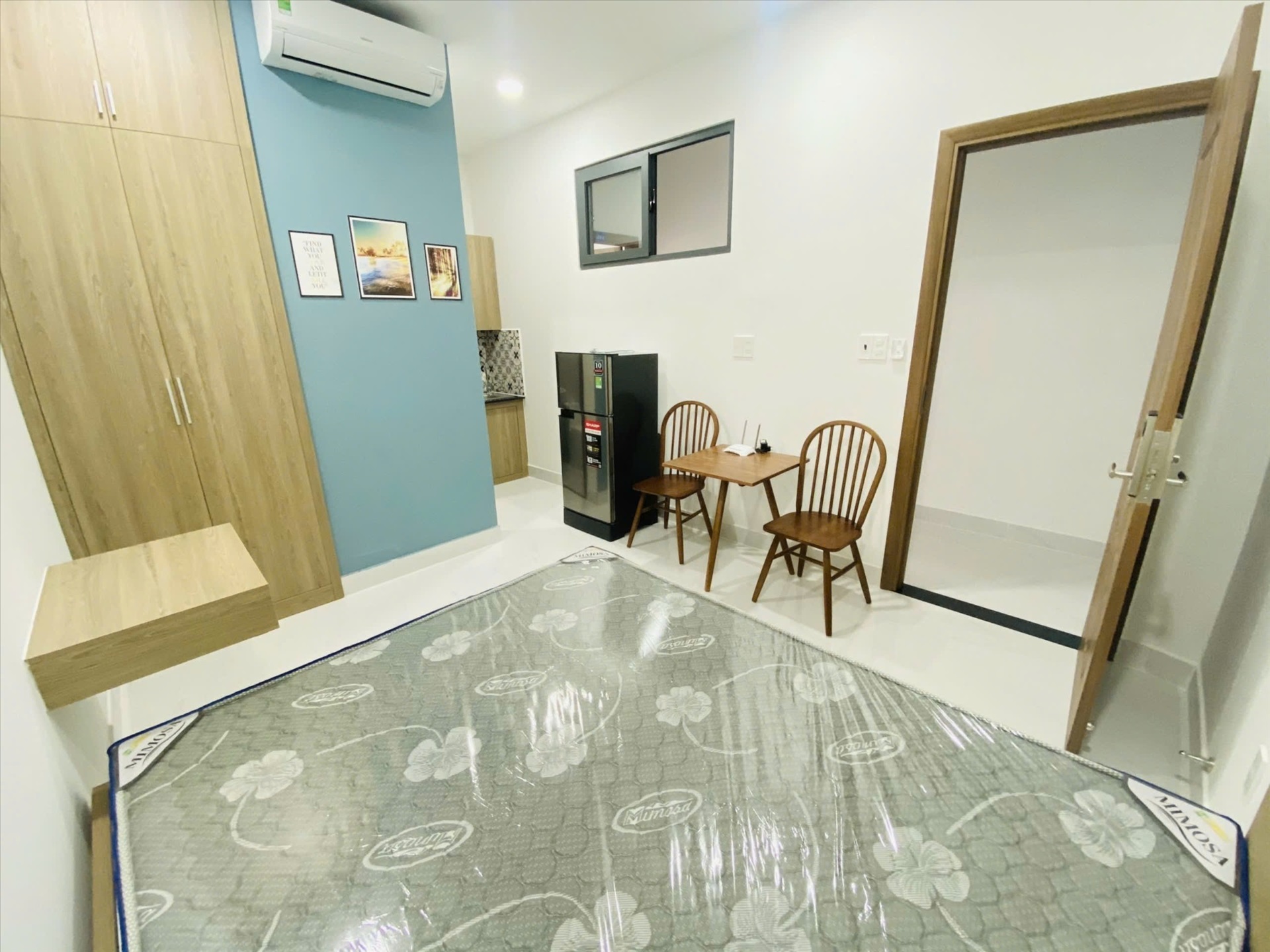 Phòng trọ Studio 25m2 tại Gnuh House Nguyễn Văn Đậu - Bình Thạnh - Phòng ngủ