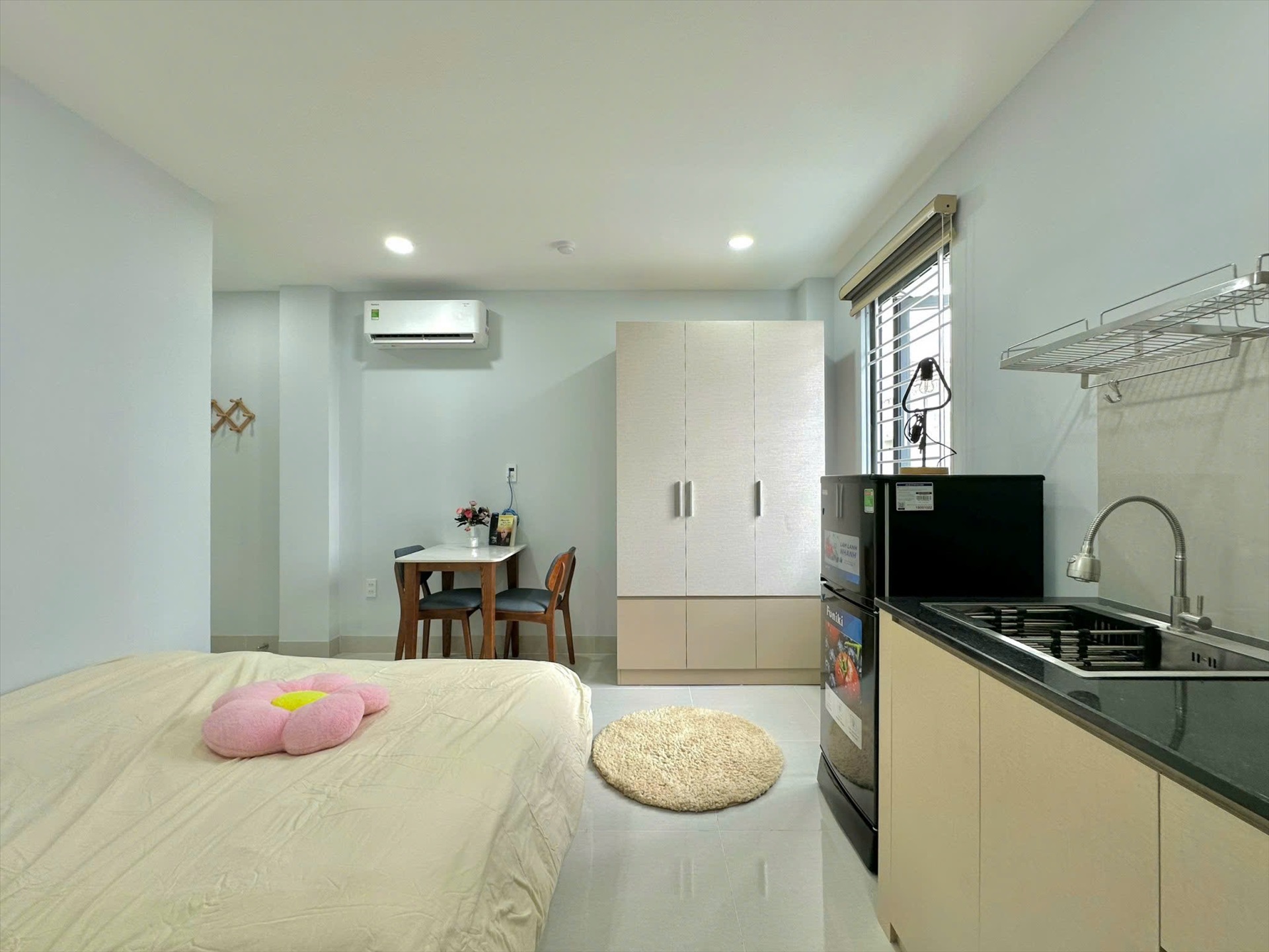 Phòng trọ Studio 25m2 tại CH Home Phan Đăng Lưu - Phú Nhuận - Phòng ngủ