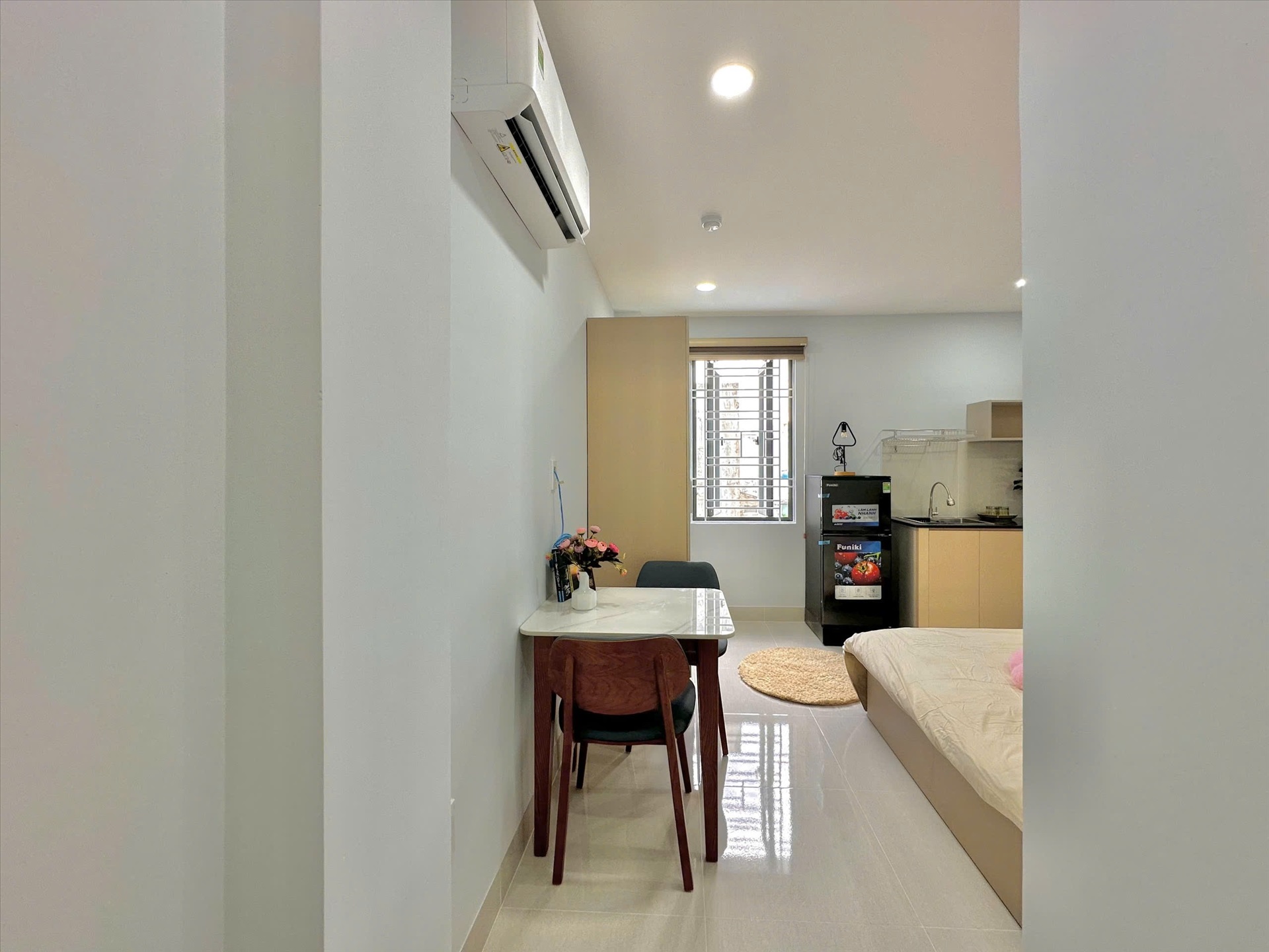 Phòng trọ Studio 25m2 tại CH Home Phan Đăng Lưu - Phú Nhuận - Phòng ngủ