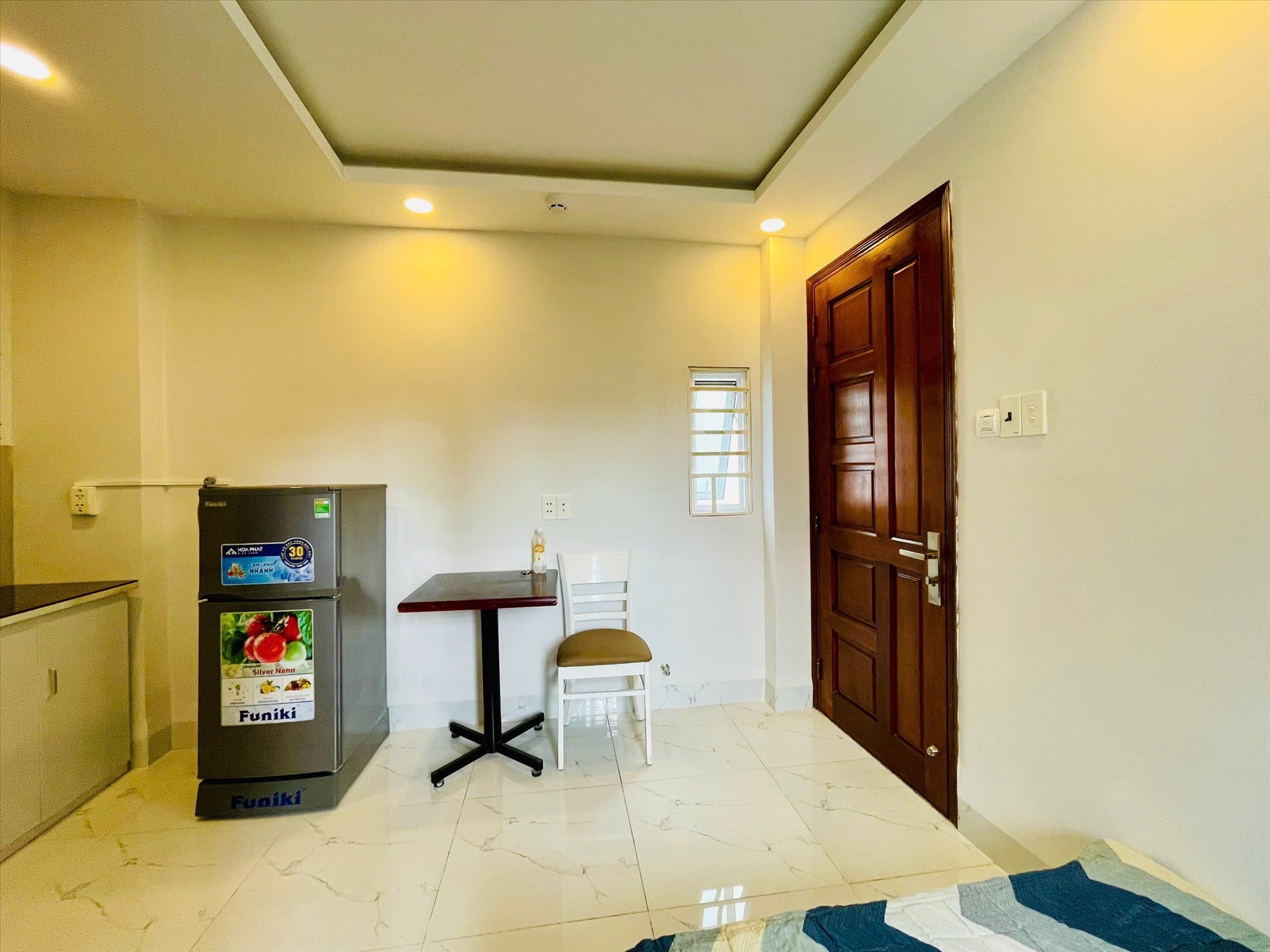 Phòng trọ Studio 30m2 tại Wish Home Nguyễn Trãi - Quận 1 - Phòng ngủ