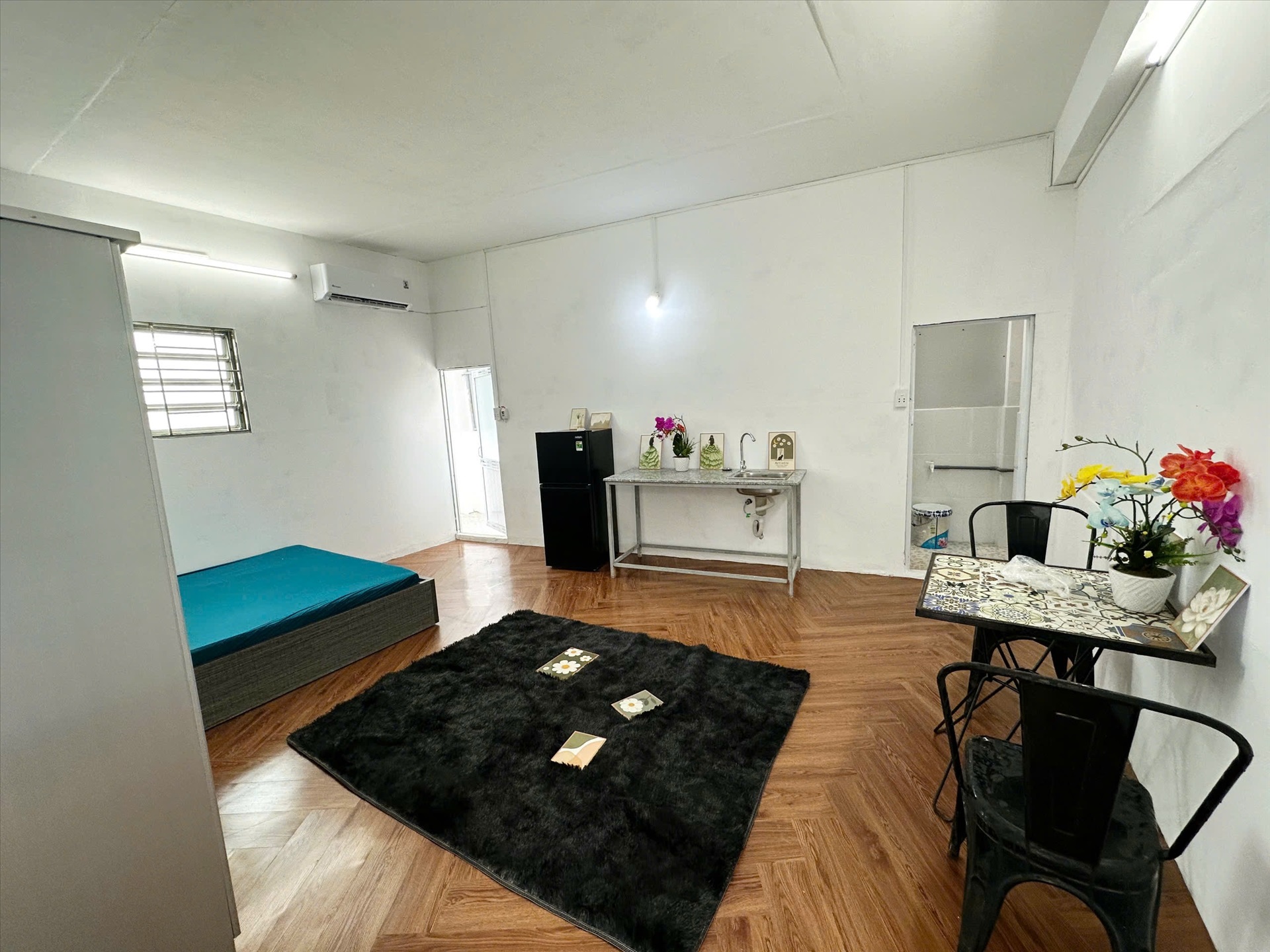 Phòng trọ Studio 40m2 tại LG House Hậu Giang - Quận 6 - Phòng khách