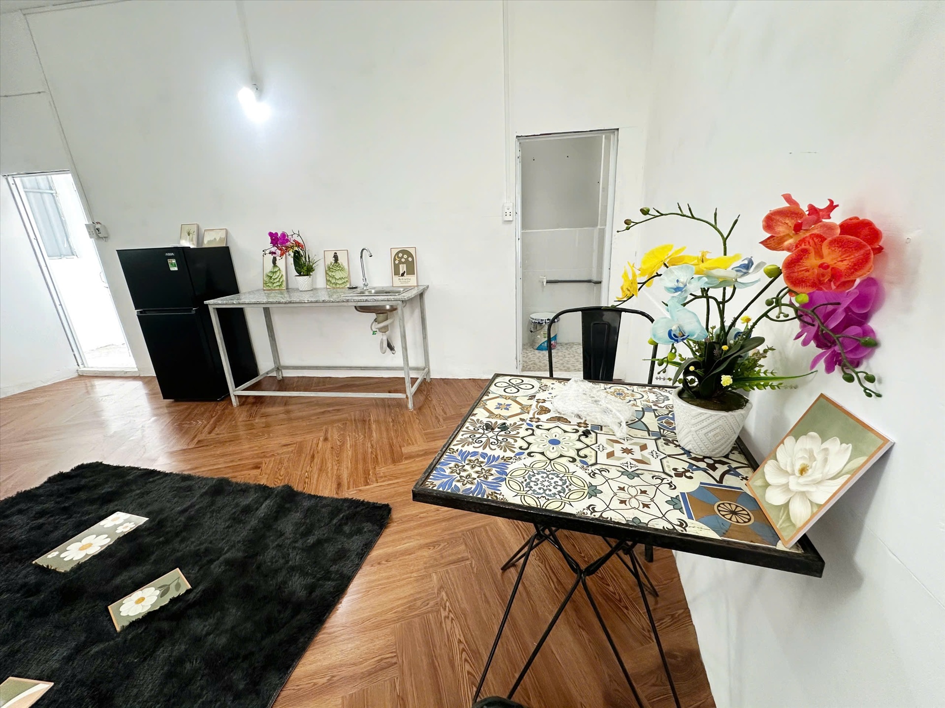 Phòng trọ Studio 40m2 tại LG House Hậu Giang - Quận 6 - Góc làm việc