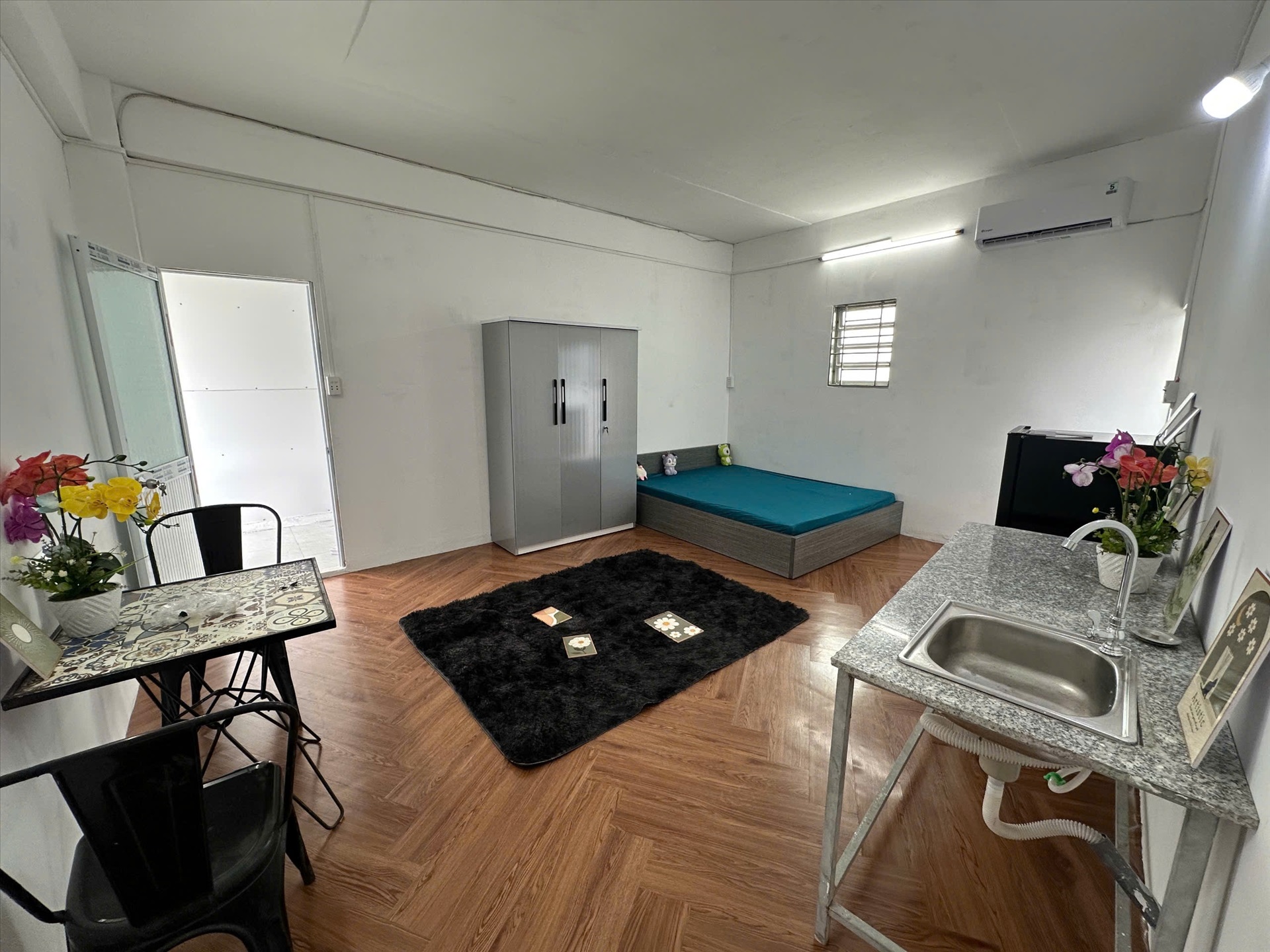 Phòng trọ Studio 40m2 tại LG House Hậu Giang - Quận 6 - Phòng ngủ