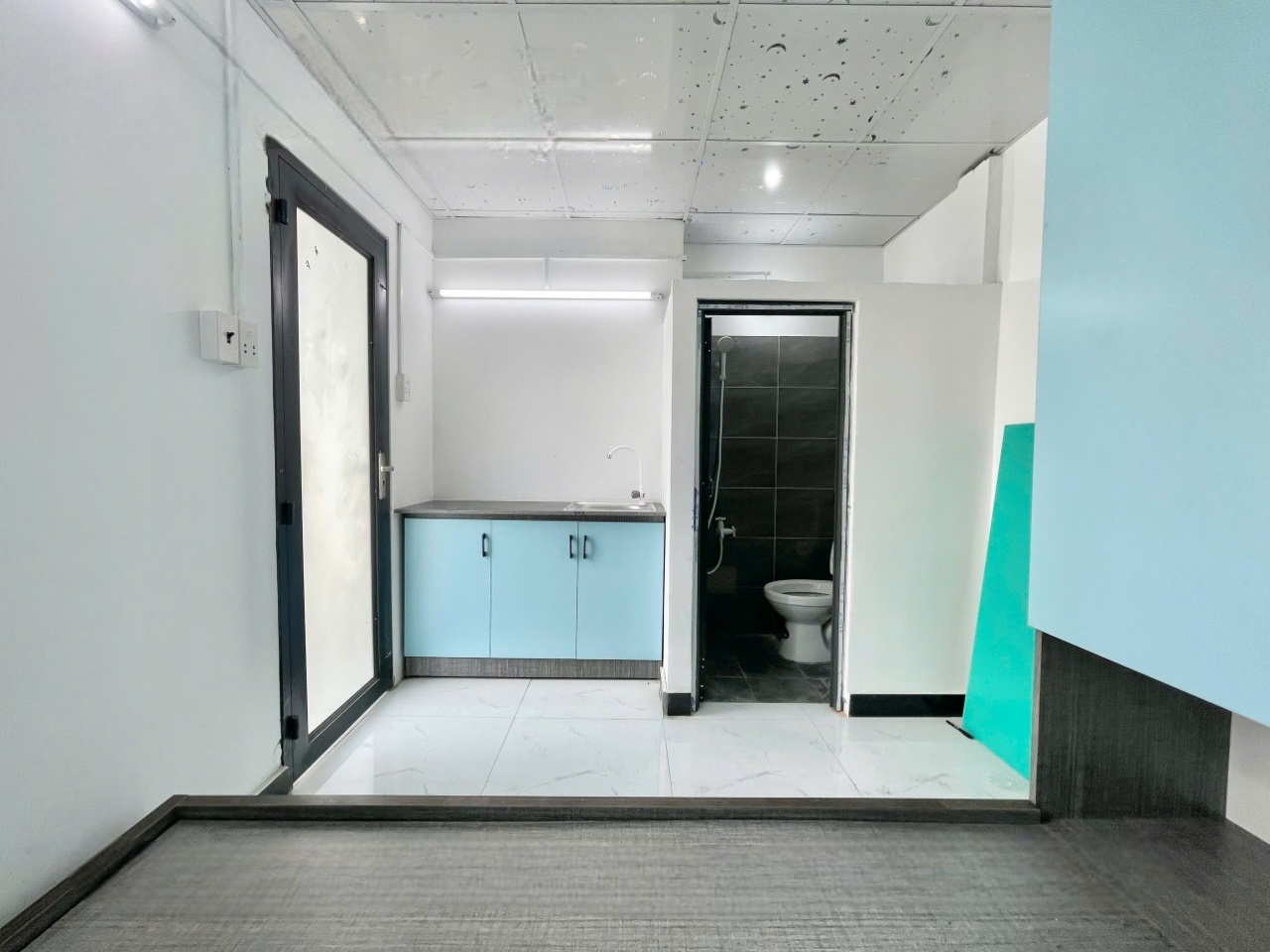 Phòng trọ Studio 25m2 tại CT House Lê Văn Thọ - Gò Vấp - Phòng khách