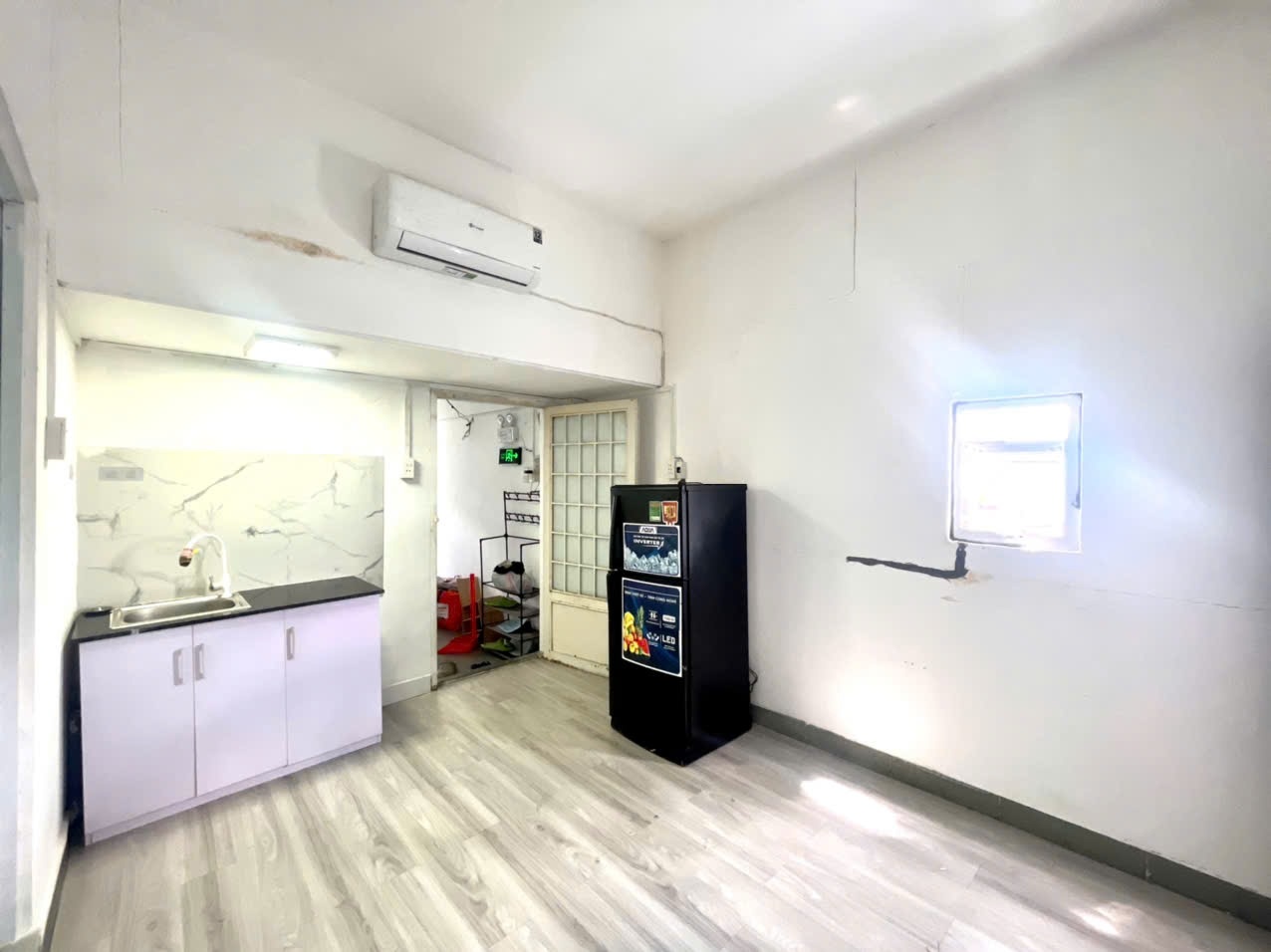 Phòng trọ Studio 25m2 tại HV Home Nguyễn Thanh Tuyền - Tân Bình - Phòng ngủ
