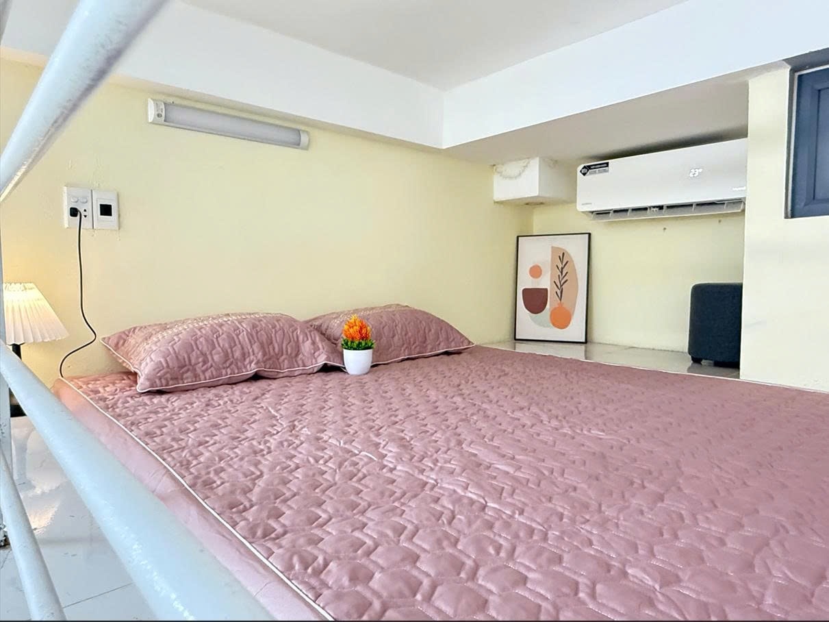 Phòng trọ Duplex 25m2 tại Big Home Xuân Phương  - Nam Từ Liêm - Phòng ngủ