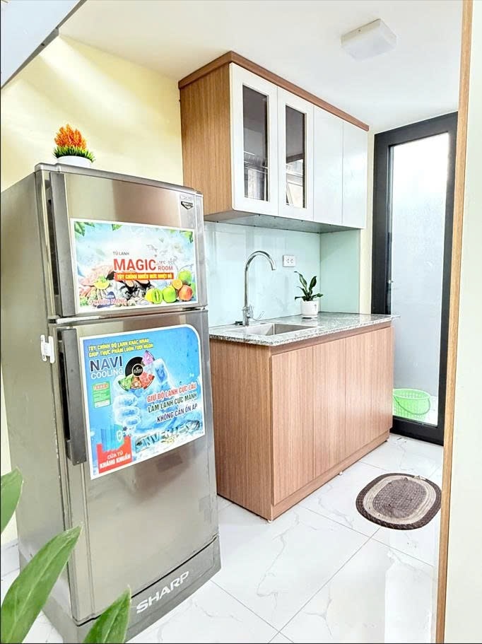 Phòng trọ Duplex 25m2 tại Big Home Xuân Phương  - Nam Từ Liêm - Phòng bếp