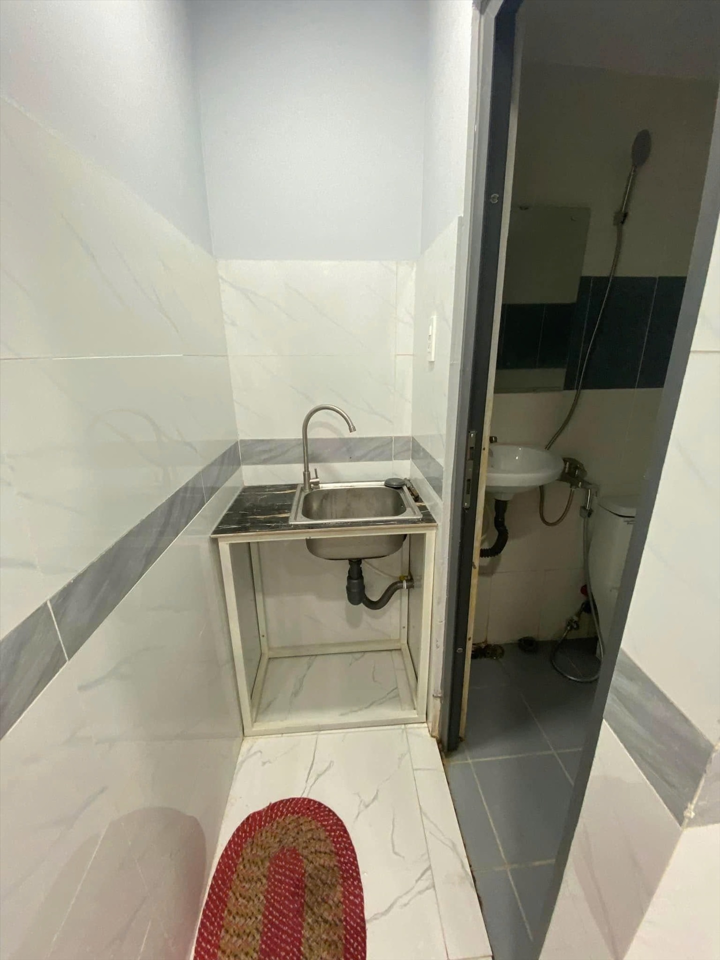 Phòng trọ Studio 18m2 tại QT Home Nguyễn Văn Đậu - Bình Thạnh - Phòng bếp