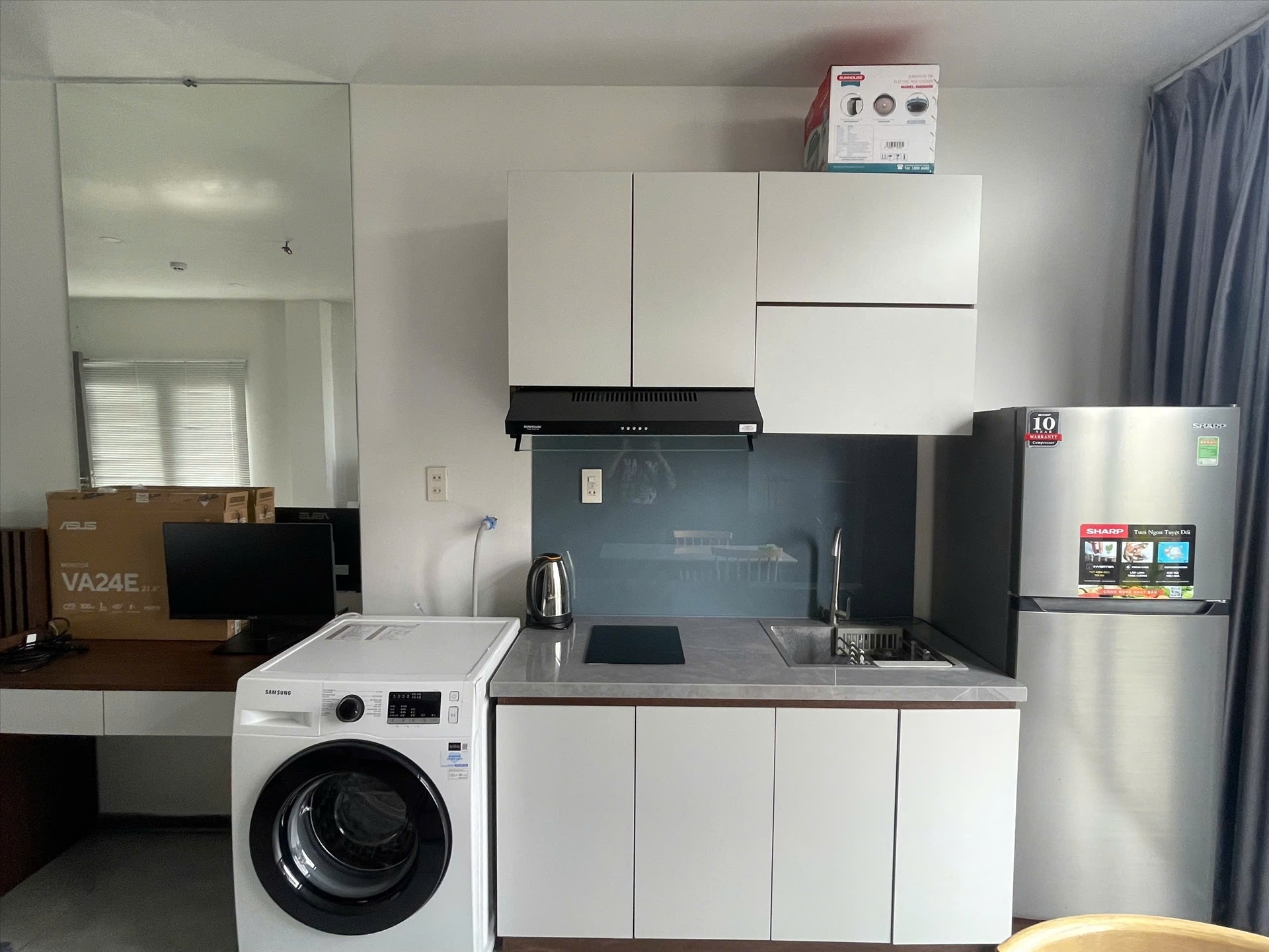 Phòng trọ Studio 35m2 tại The Forest Home Võ Văn Kiệt - Quận 1 - Phòng bếp