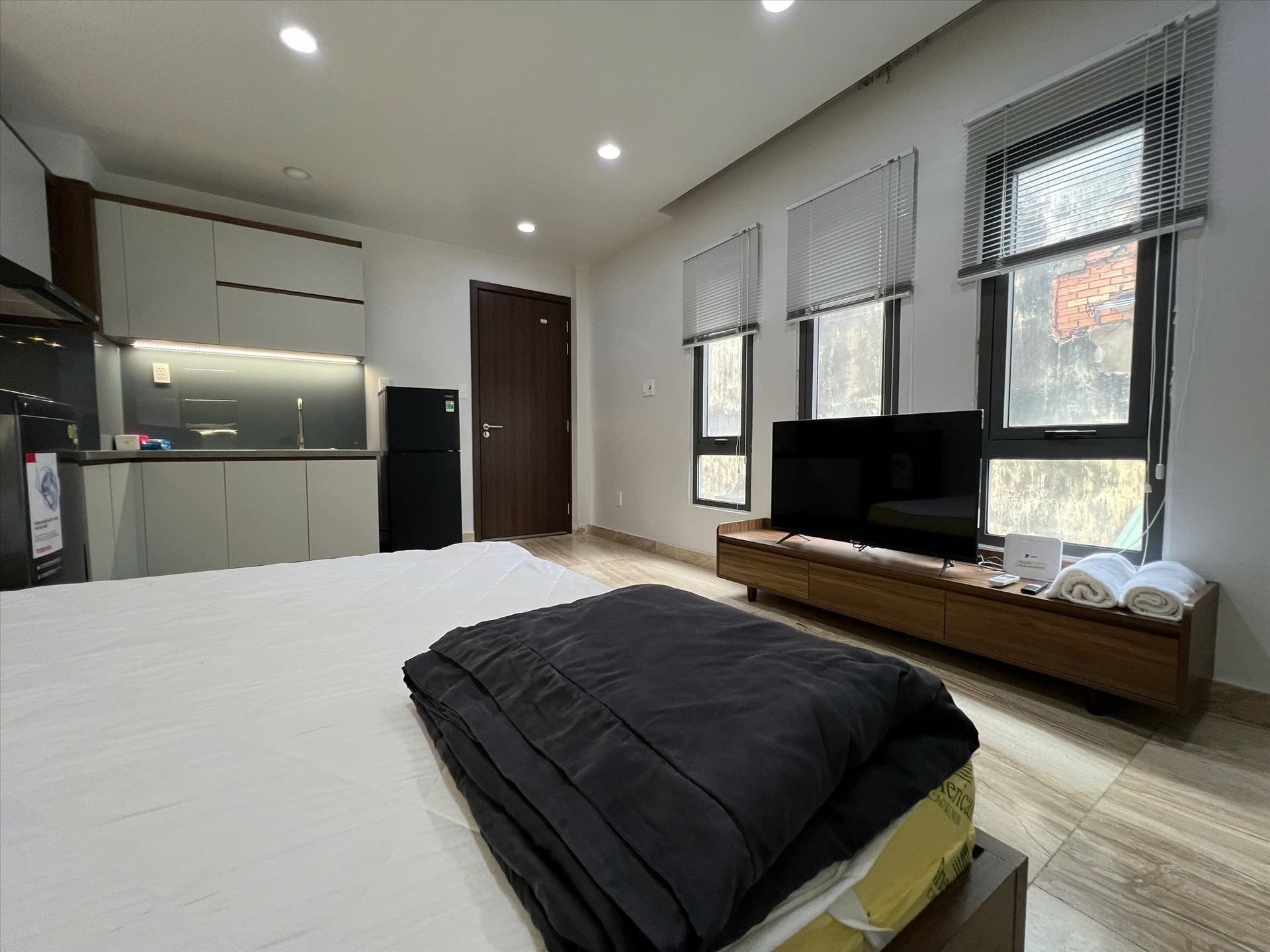 Phòng trọ Studio 30m2 tại The Forest Home Võ Văn Kiệt - Quận 1 - Phòng ngủ
