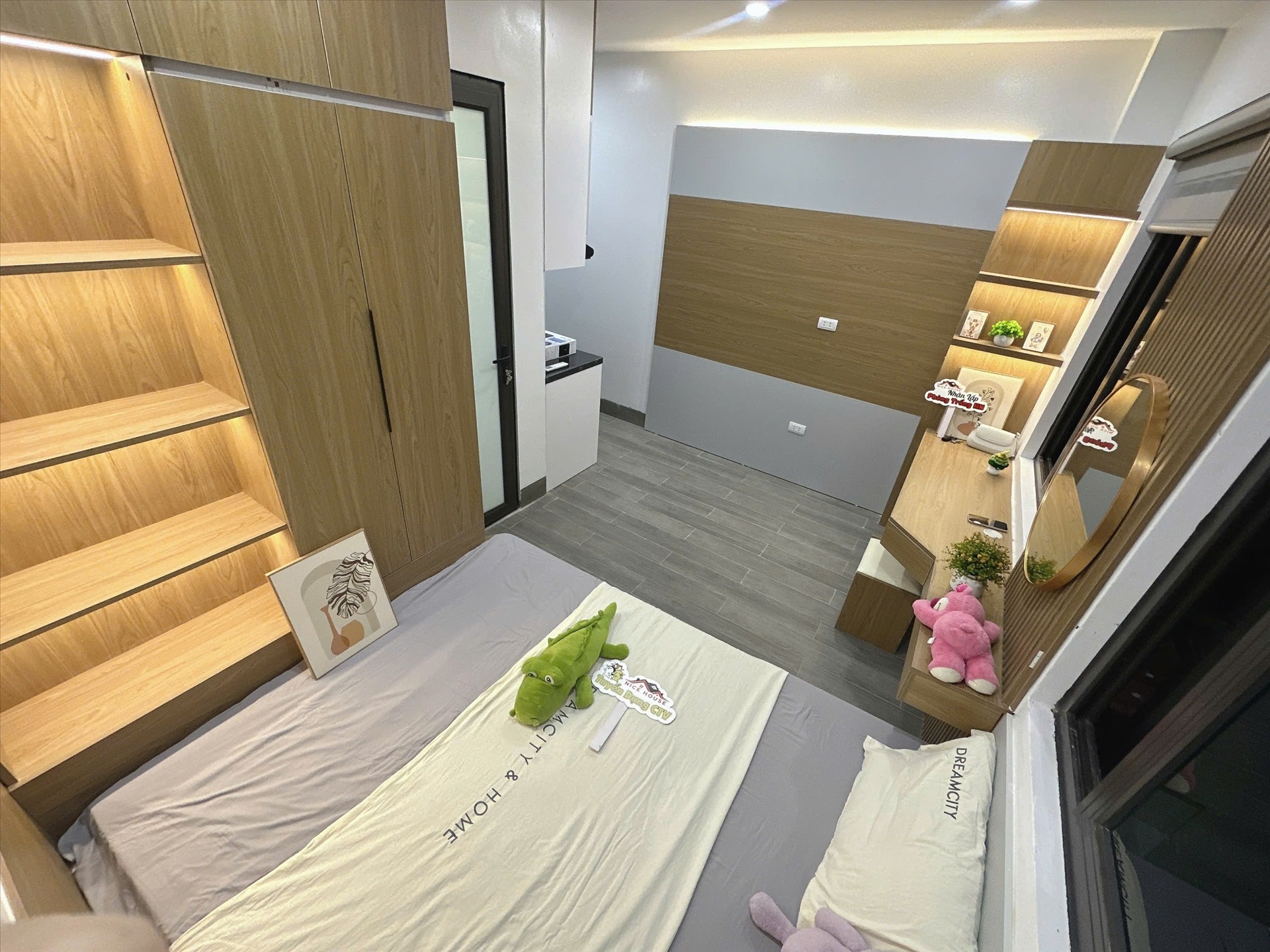 Phòng trọ Studio 30m2 tại NTV Apartment Nguyễn Khang - Cầu Giấy - Phòng ngủ