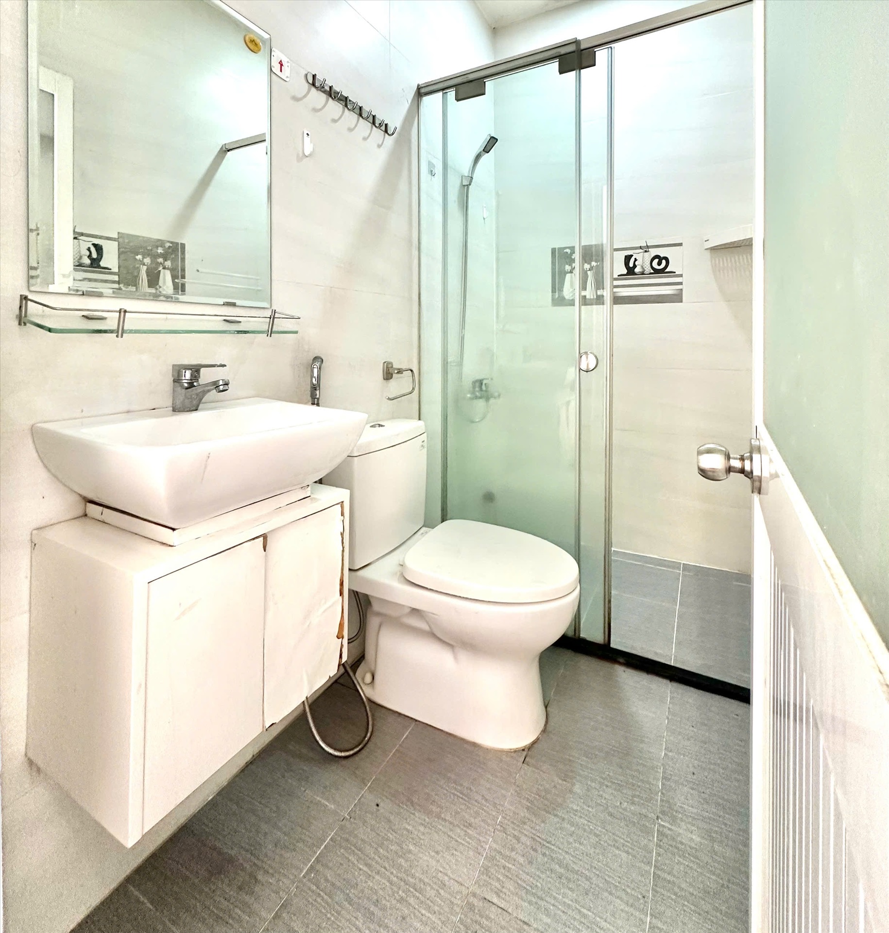 Phòng trọ Studio 35m2 tại GoHome Âu Dương Lân - Quận 8 - Phòng tắm