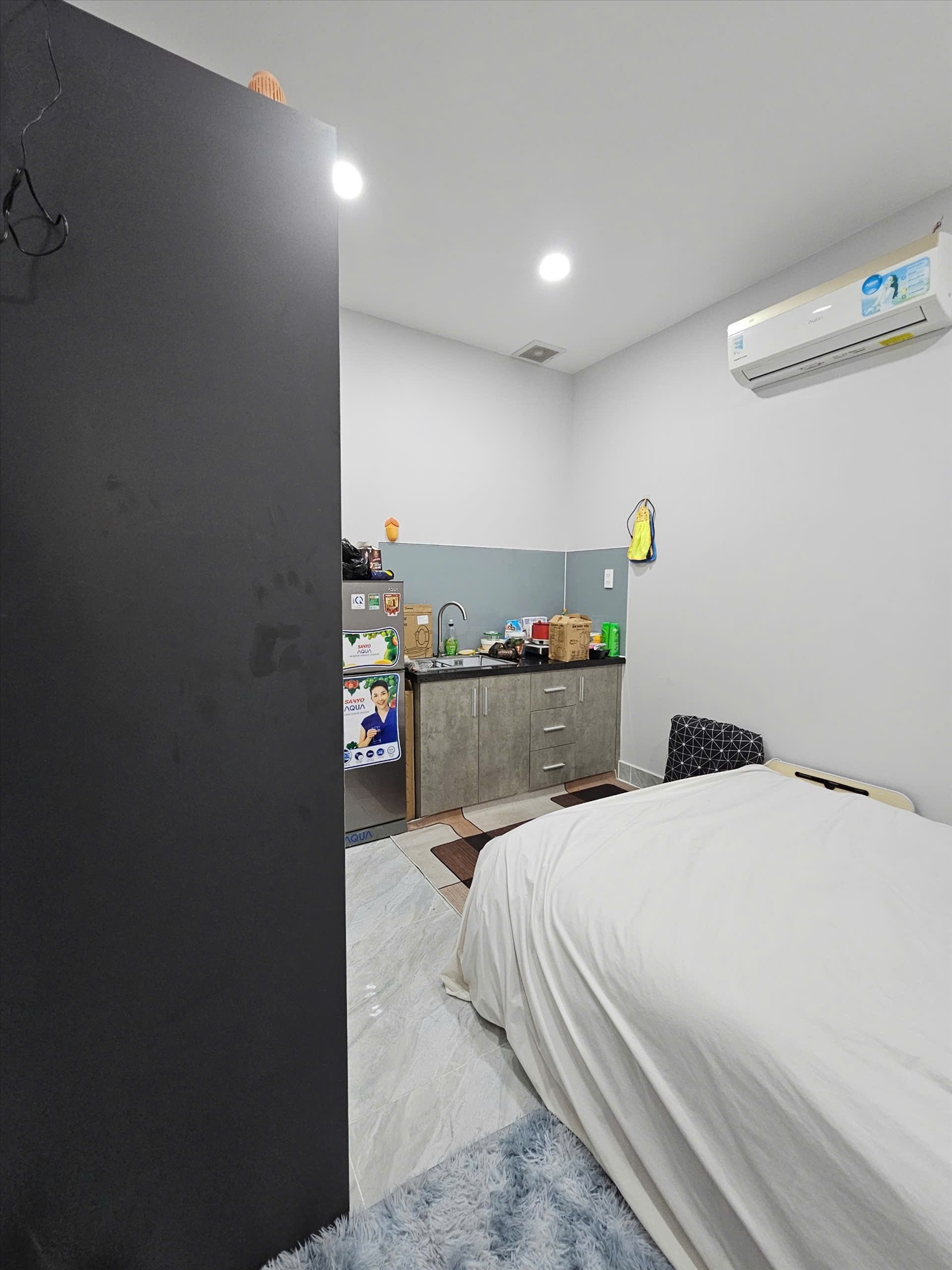 Phòng trọ Studio 20m2 tại TN Home Đinh Bộ Lĩnh - Bình Thạnh - Phòng ngủ