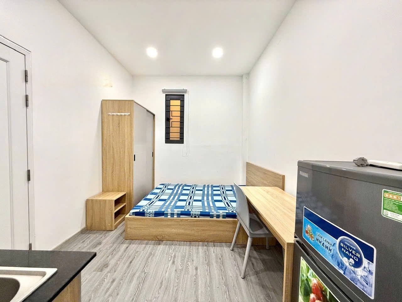 Phòng trọ Studio 30m2 tại Như Ý Home Nguyễn Gia Trí - Bình Thạnh - Phòng ngủ