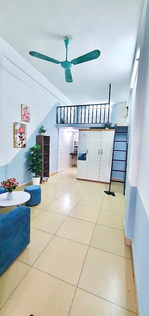 Phòng trọ Duplex 25m2 tại Timehouse 3 Bằng Liệt - Hoàng Mai - Phòng khách