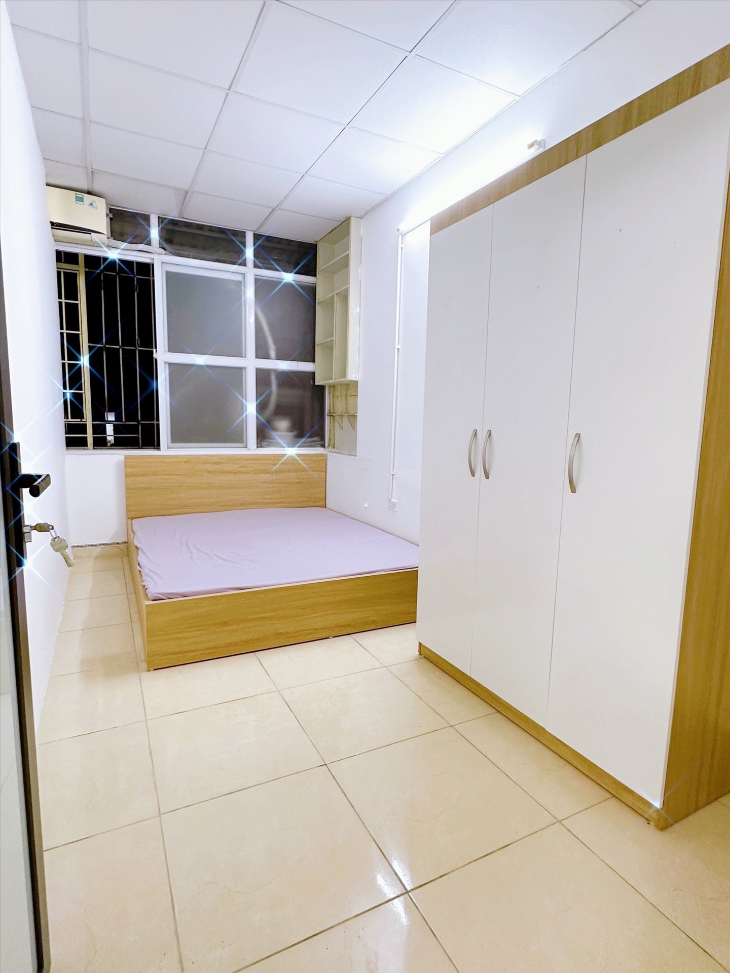 Phòng trọ 2 Phòng ngủ 45m2 tại Time House Kim Mã - Ba Đình - Phòng ngủ