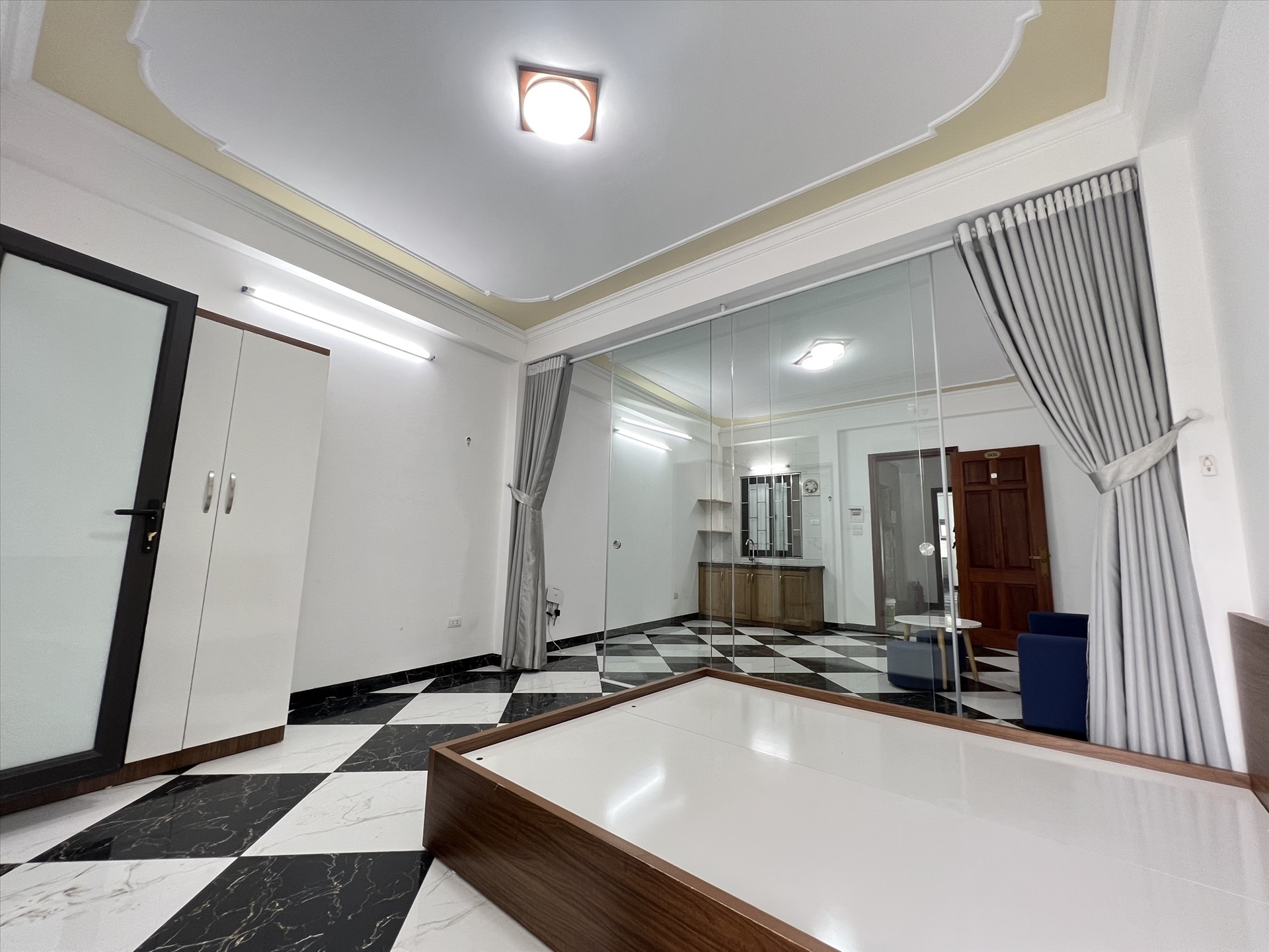 Phòng trọ Studio 40m2 tại TT House Nhân Hòa - Thanh Xuân - Phòng khách