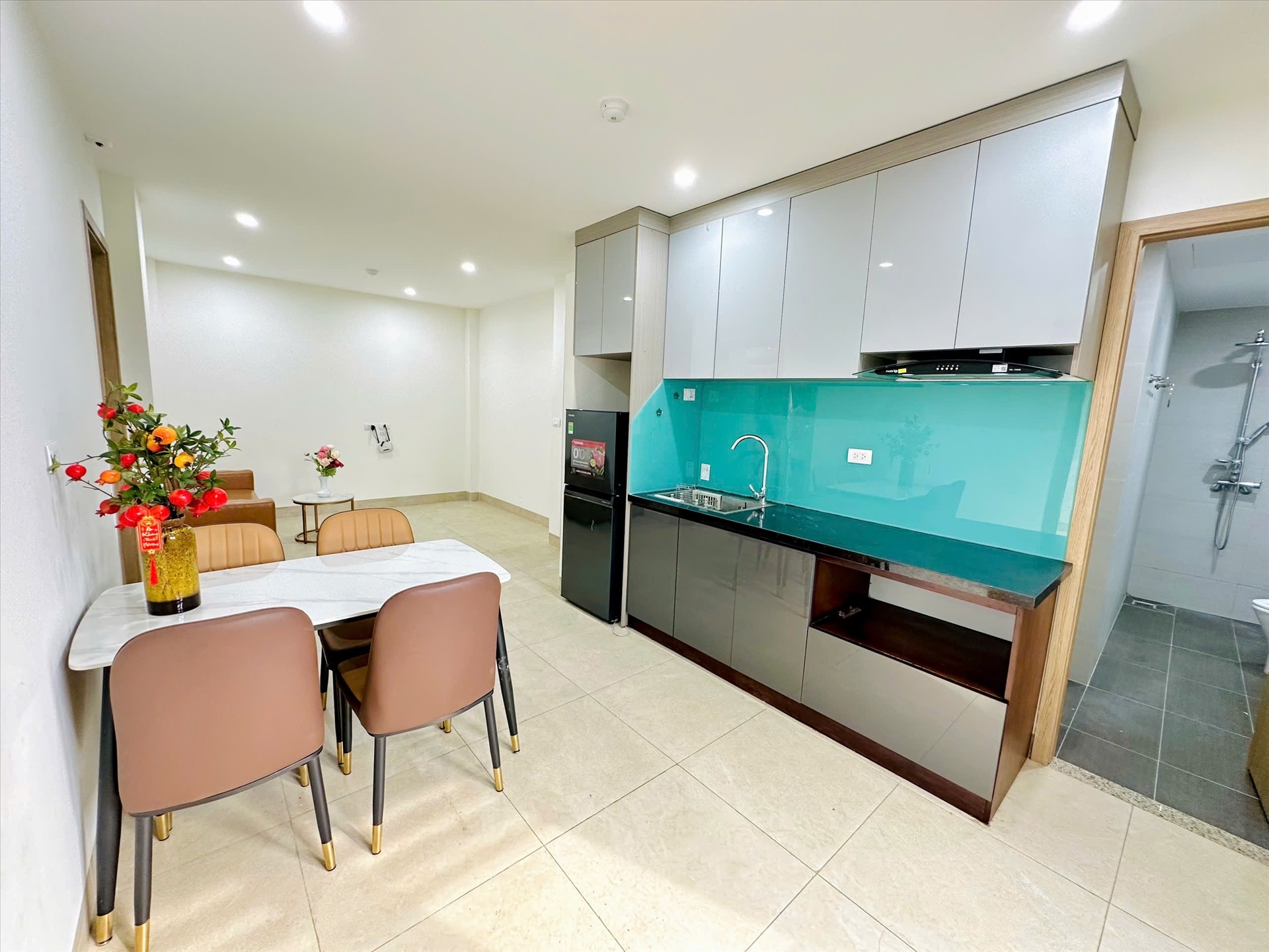 Phòng trọ 2 Phòng ngủ 80m2 tại TT House 2 Đường Láng - Đống Đa - Phòng bếp