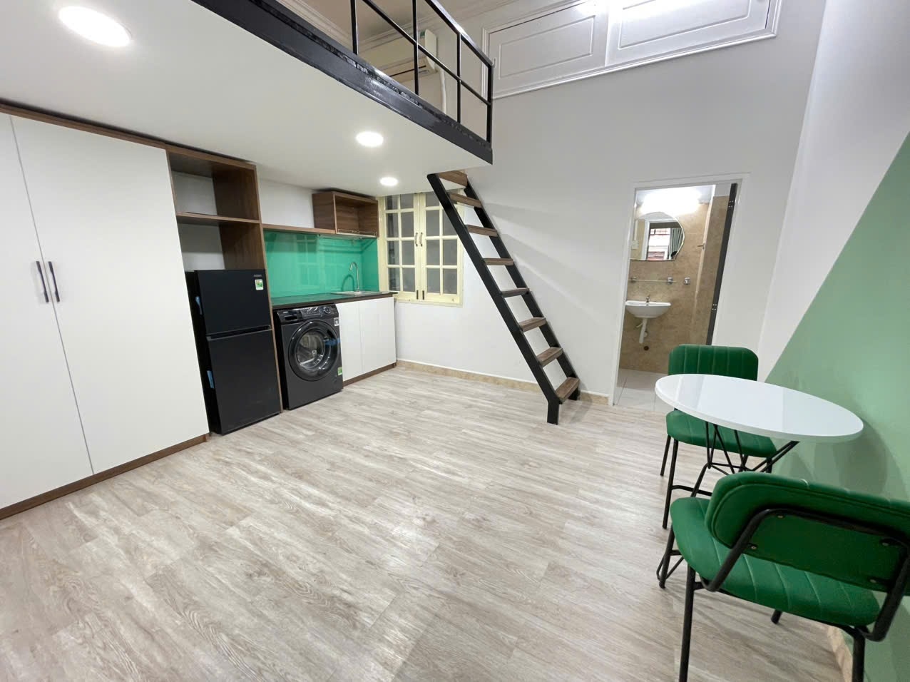Phòng trọ Duplex 20m2 tại AK Home Chu Văn An - Bình Thạnh - Phòng ngủ