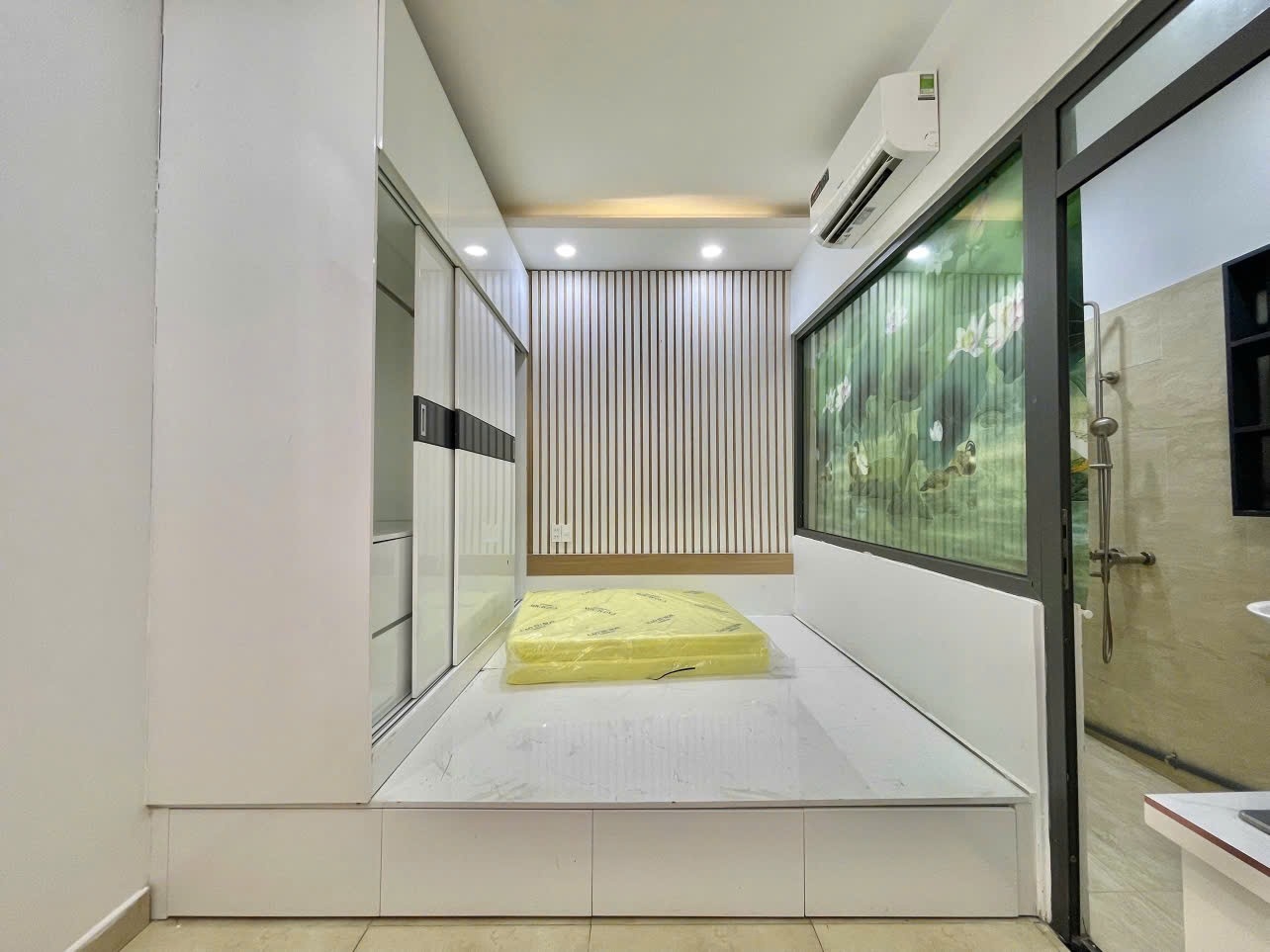 Phòng trọ Studio 20m2 tại Bhome Nguyễn Văn Thương - Bình Thạnh - Phòng ngủ