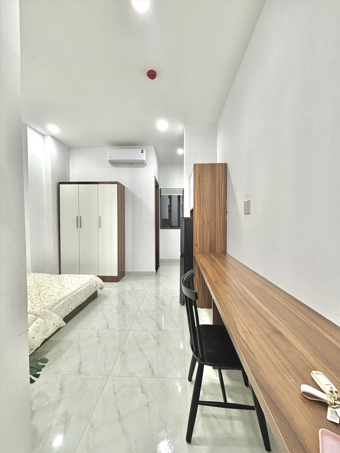 Phòng trọ Studio 30m2 tại CH Home Phan Bội Châu - Bình Thạnh - Góc làm việc