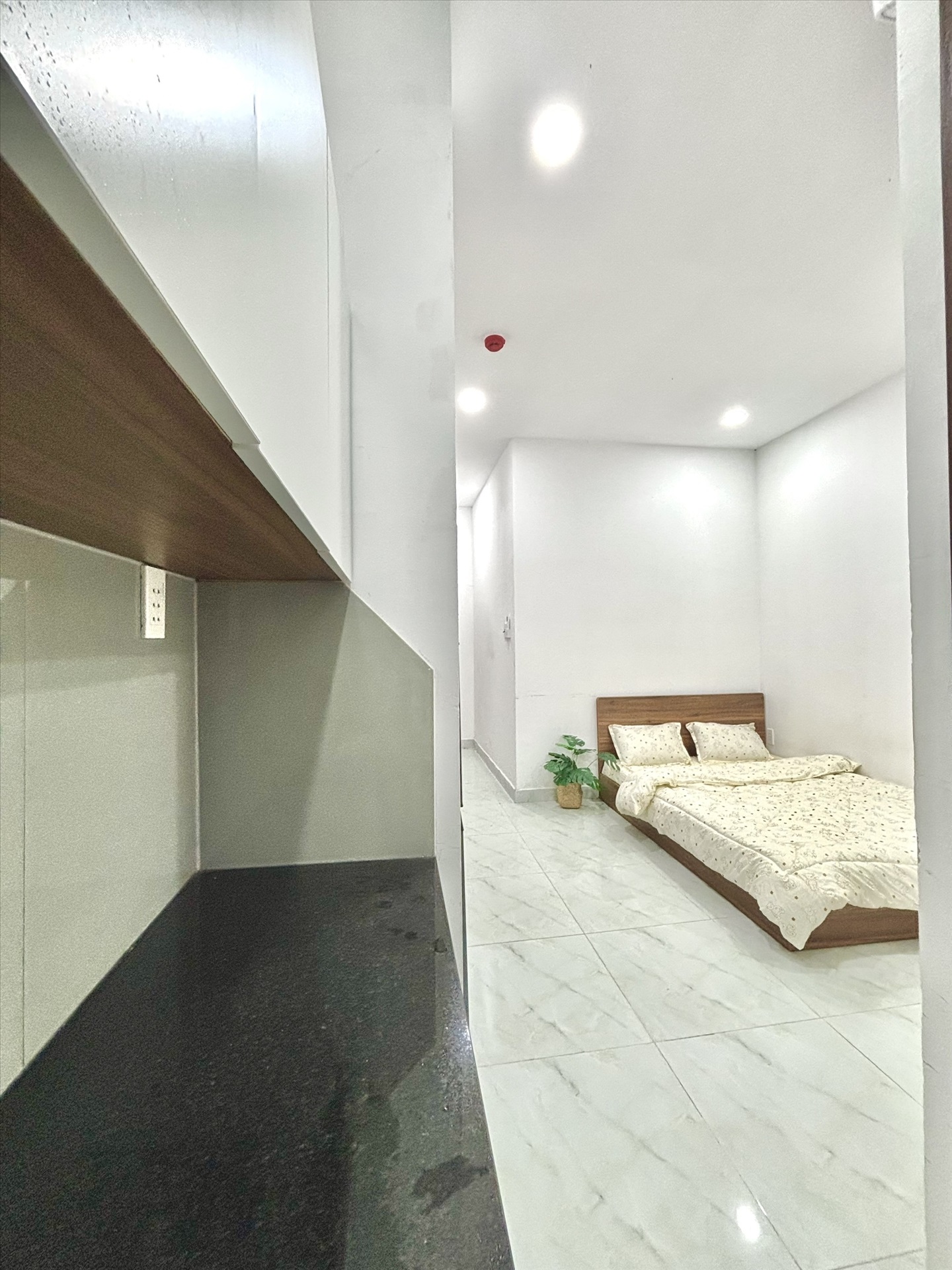 Phòng trọ Studio 30m2 tại CH Home Phan Bội Châu - Bình Thạnh - Phòng ngủ