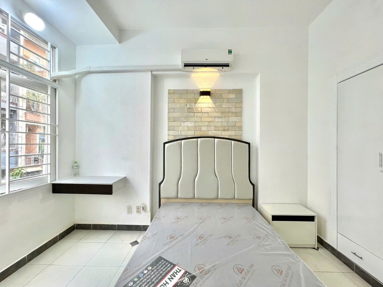 Phòng trọ Studio 25m2 tại Bhome Nguyễn Hữu Cảnh - Bình Thạnh - Phòng ngủ
