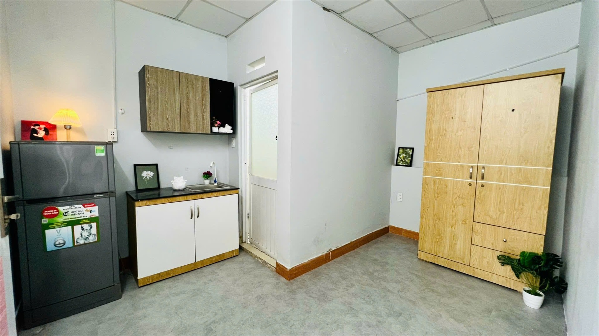 Phòng trọ Studio 25m2 tại AC Home Tây Thạnh - Tân Phú - Phòng bếp