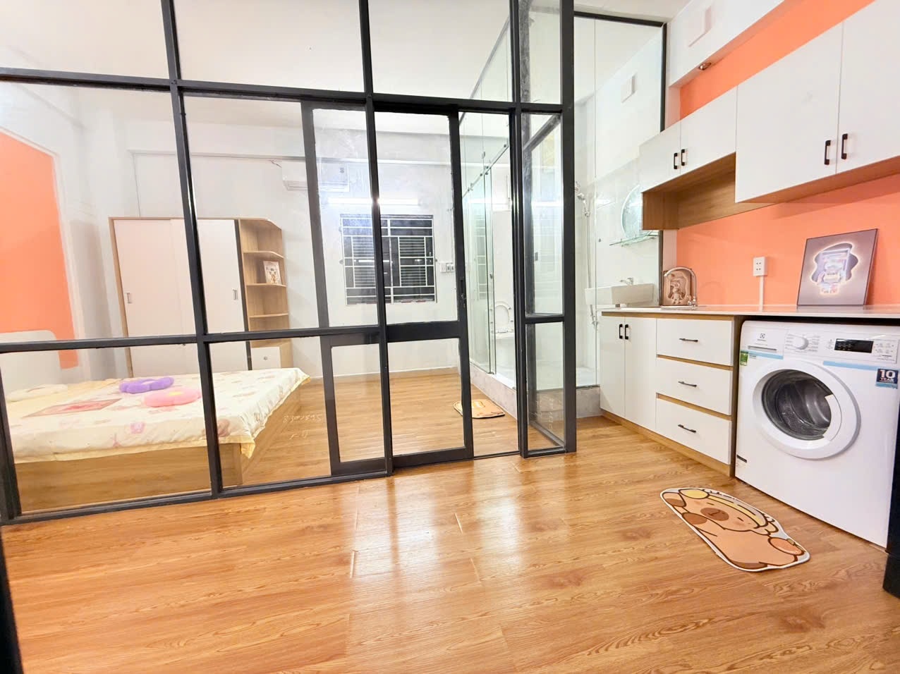 Phòng trọ 1 Phòng ngủ 35m2 tại AT Home Thăng Long - Tân Bình - Phòng khách