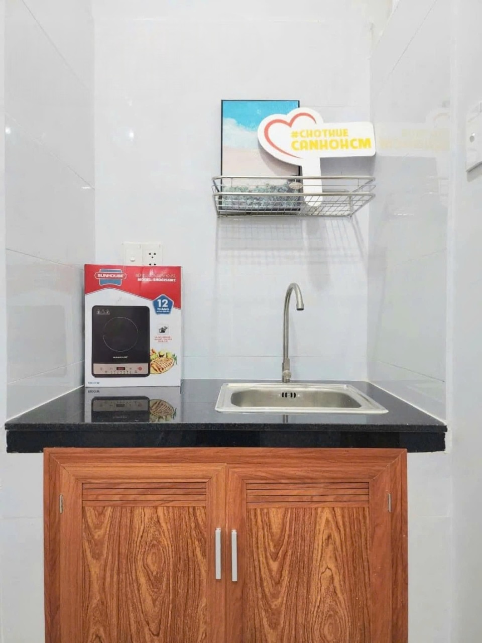 Phòng trọ Studio 25m2 tại Iris House Cô Giang - Phú Nhuận - Phòng ngủ