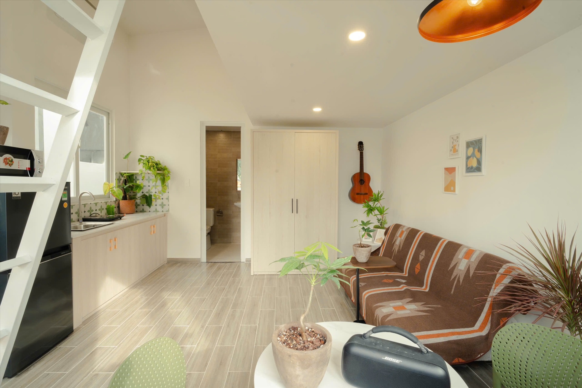 Phòng trọ Duplex 30m2 tại SPACE HOME Điện Biên Phủ - Bình Thạnh - Phòng khách