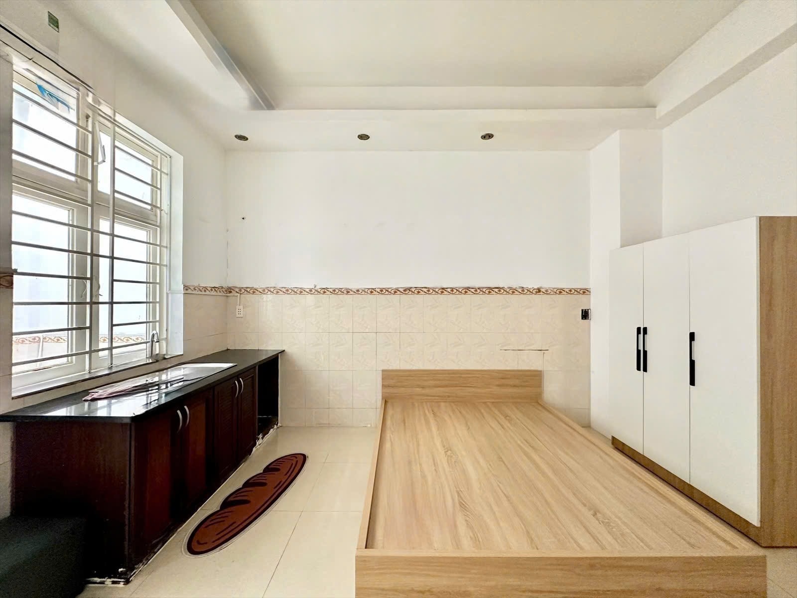 Phòng trọ Studio 25m2 tại CM Home Quang Trung - Gò Vấp - Phòng ngủ