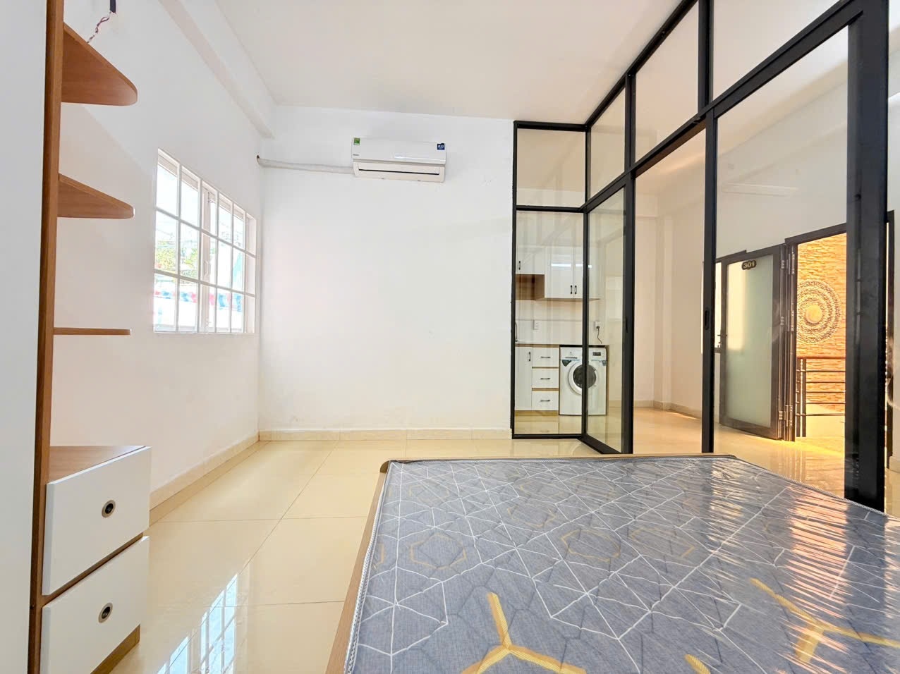 Phòng trọ 1 Phòng ngủ 35m2 tại AT Home Thăng Long - Tân Bình - Phòng ngủ