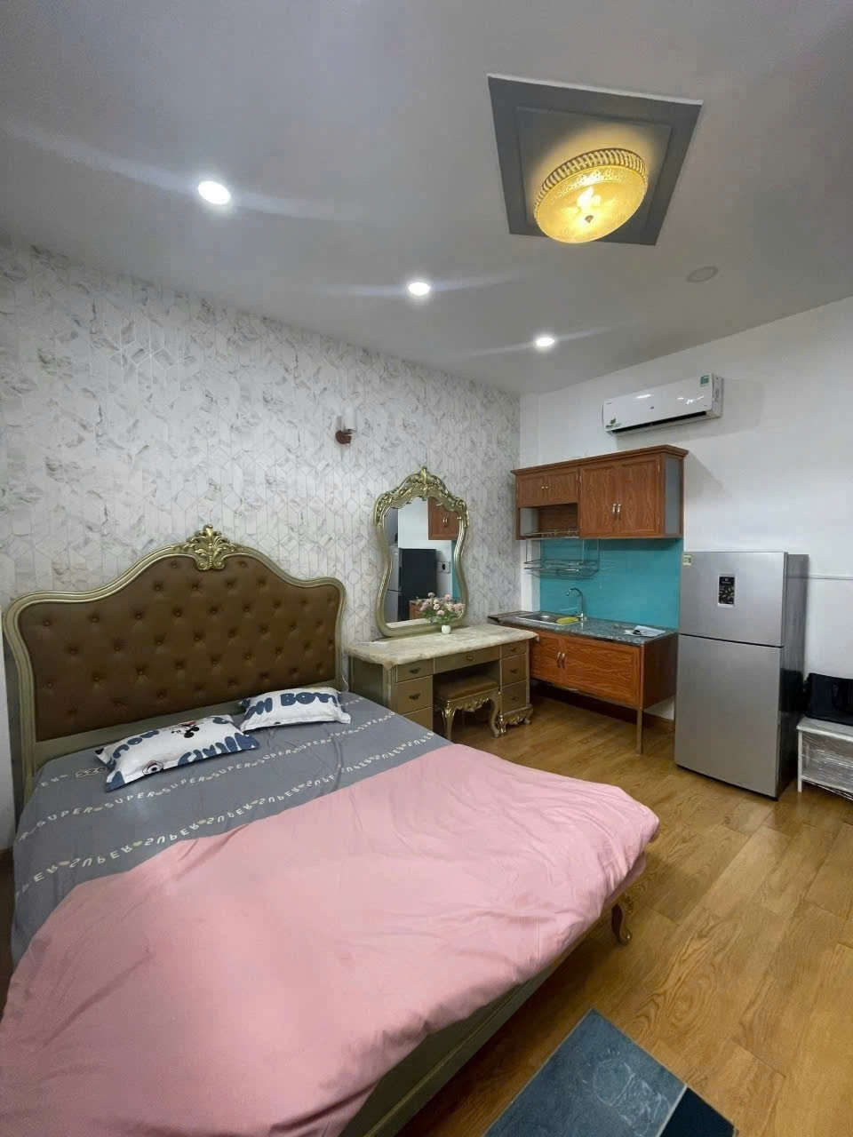 Phòng trọ Studio 25m2 tại CN Home Nguyễn Phúc Chu - Tân Bình - Phòng ngủ