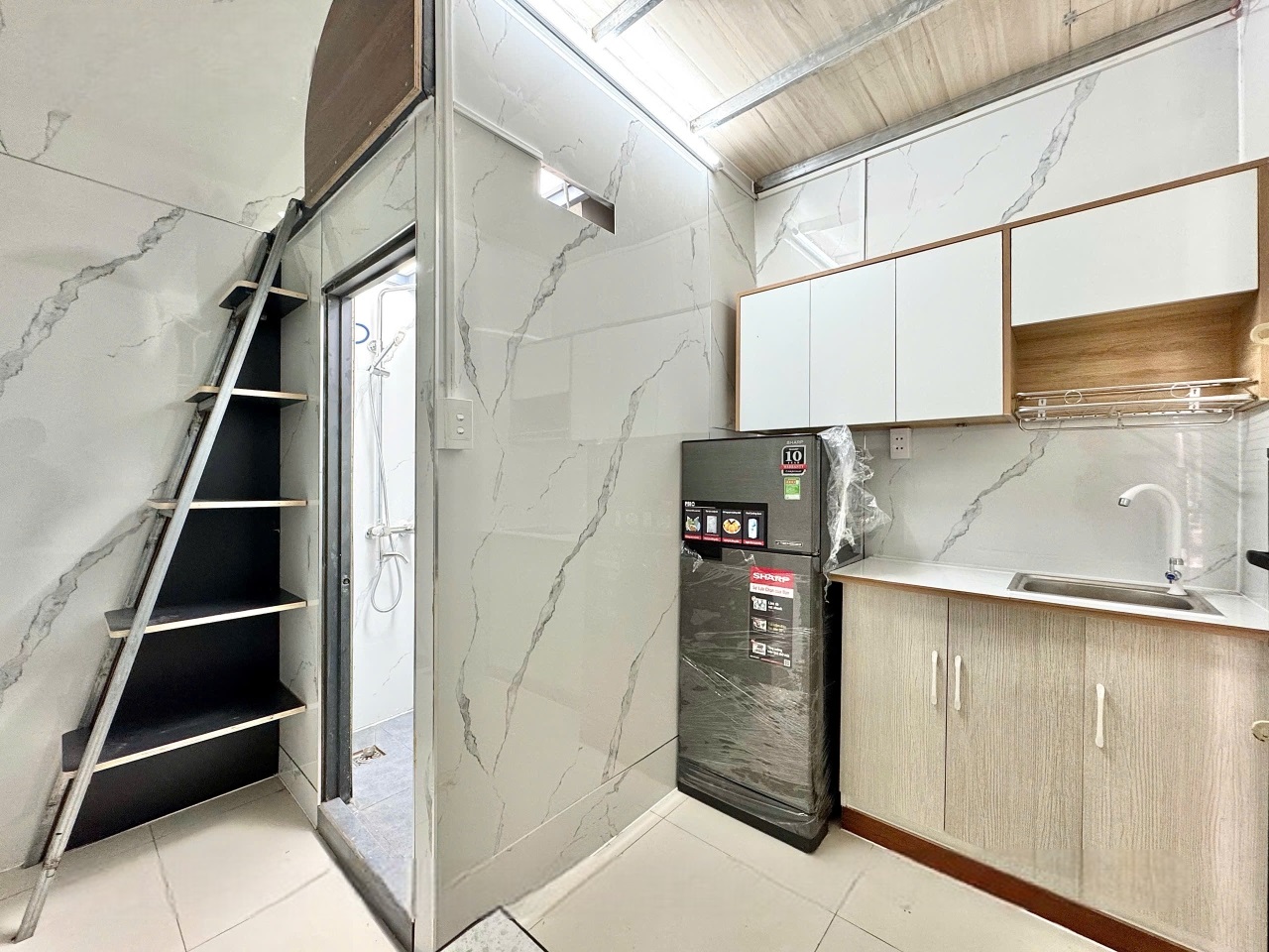 Phòng trọ Duplex 25m2 tại DSD Home Phạm Văn Bạch - Tân Bình - Phòng ngủ