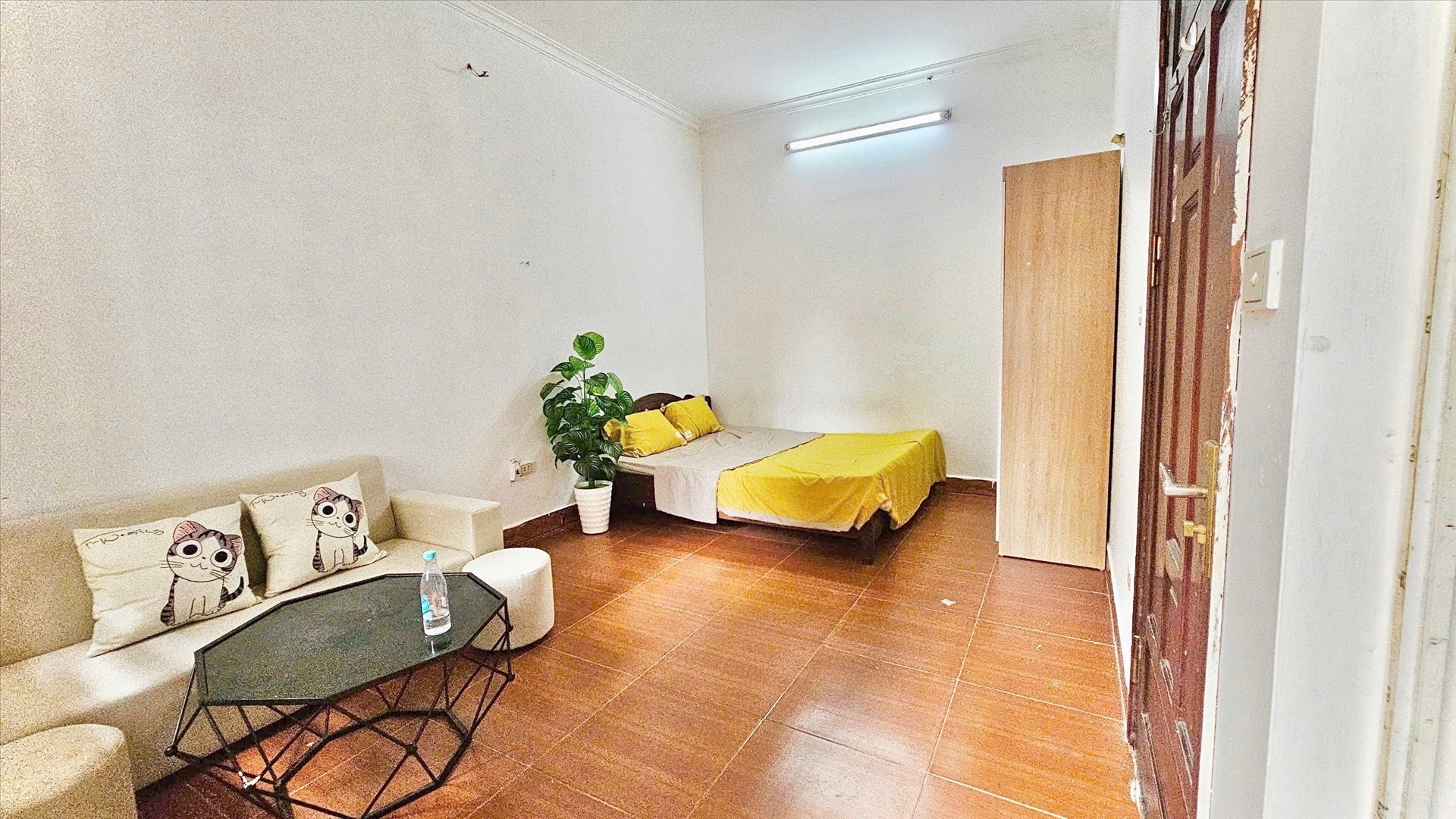 Phòng trọ Studio 25m2 tại Time House 7 Cổ Nhuế - Bắc Từ Liêm - Phòng ngủ