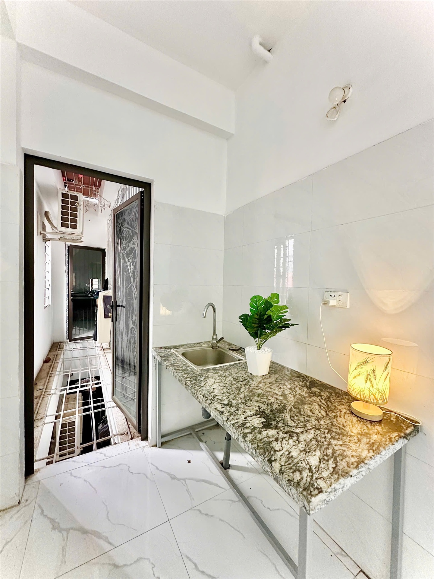 Phòng trọ Studio 30m2 tại Timehouse 2 Kiều Mai - Bắc Từ Liêm - Phòng bếp