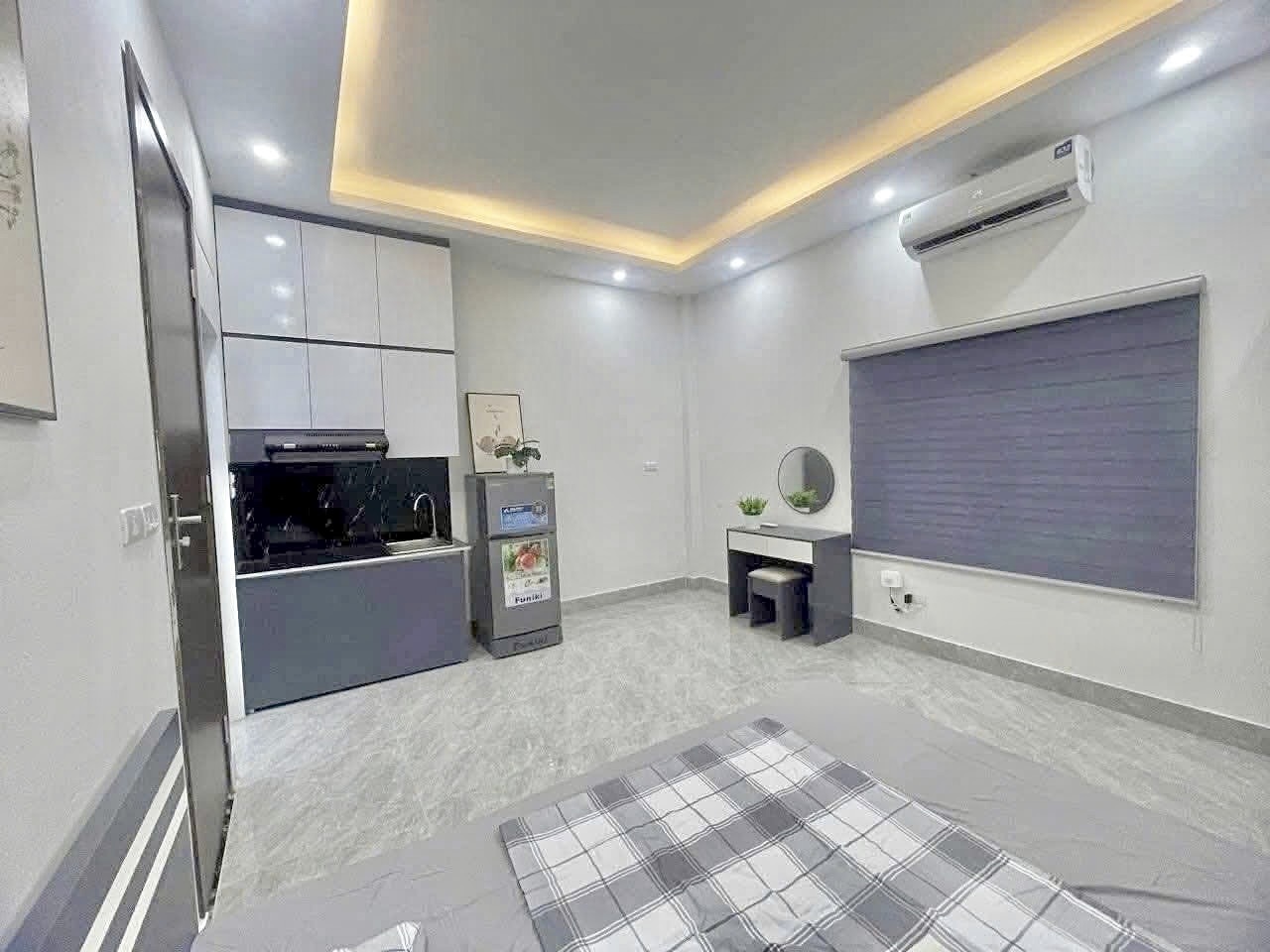 Phòng trọ Studio 25m2 tại Timehouse 6 Phú Mỹ - Nam Từ Liêm - Phòng bếp