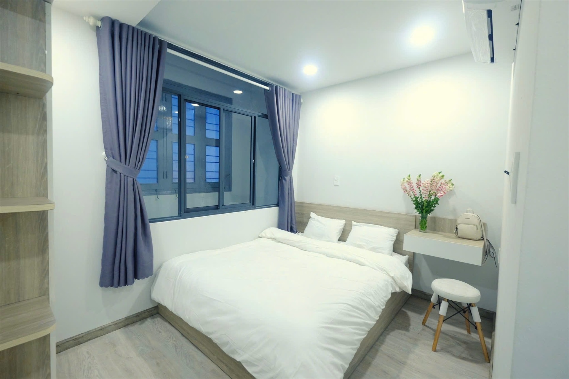 Phòng trọ Studio 25m2 tại CM House  Hai Bà Trưng - Quận 3 - Phòng ngủ