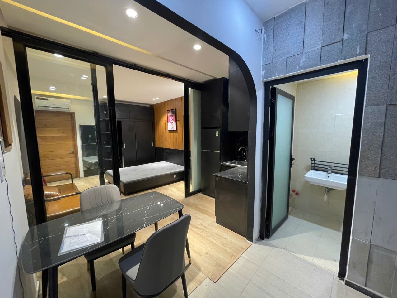 Phòng trọ 1 Phòng ngủ 35m2 tại AK Home Tân Cảng - Bình Thạnh - Phòng ngủ
