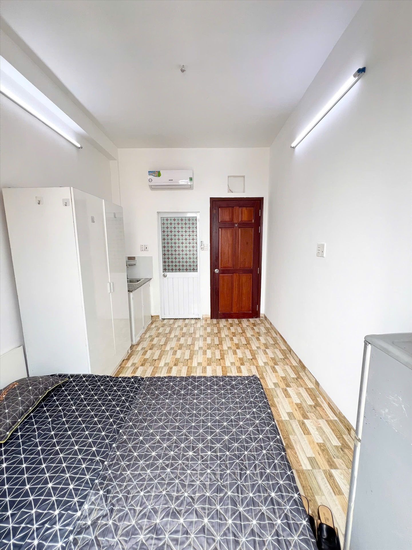 Phòng trọ Studio 25m2 tại GUHOME Cô Bắc - Phú Nhuận - Phòng ngủ