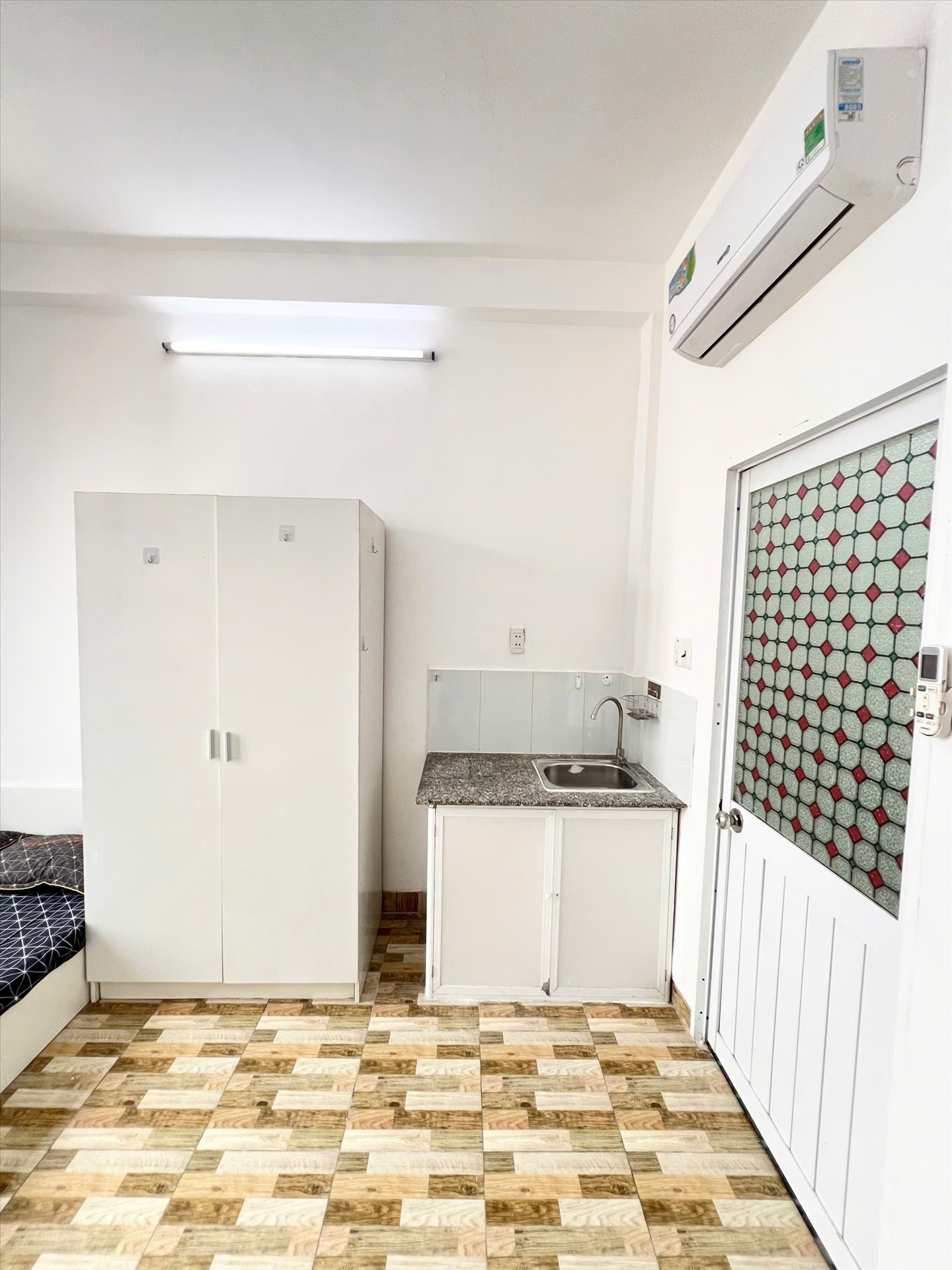 Phòng trọ Studio 25m2 tại GUHOME Cô Bắc - Phú Nhuận - Phòng ngủ