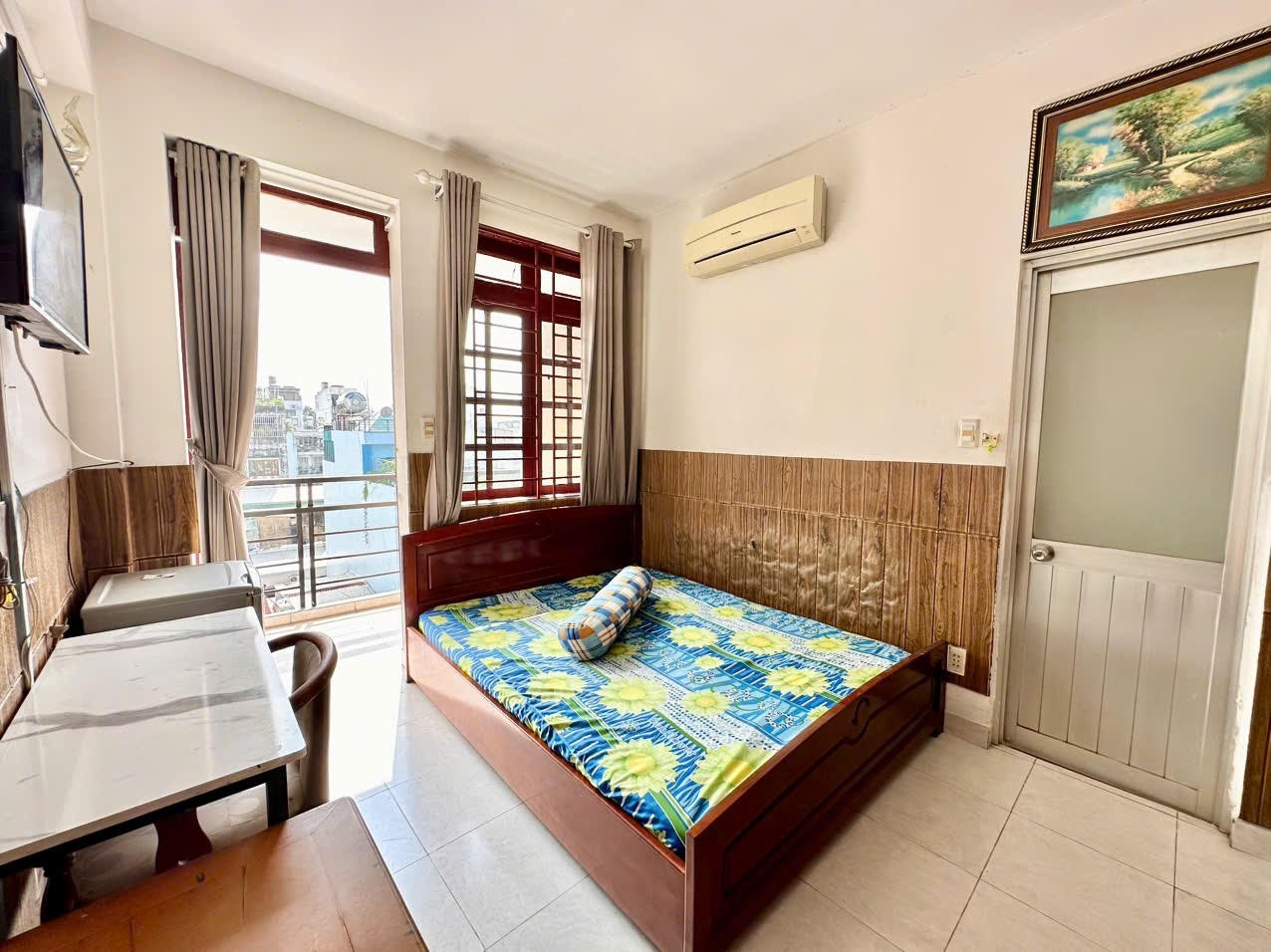 Phòng trọ Studio 18m2 tại SuongHome Phạm Văn Bạch - Gò Vấp - Phòng ngủ