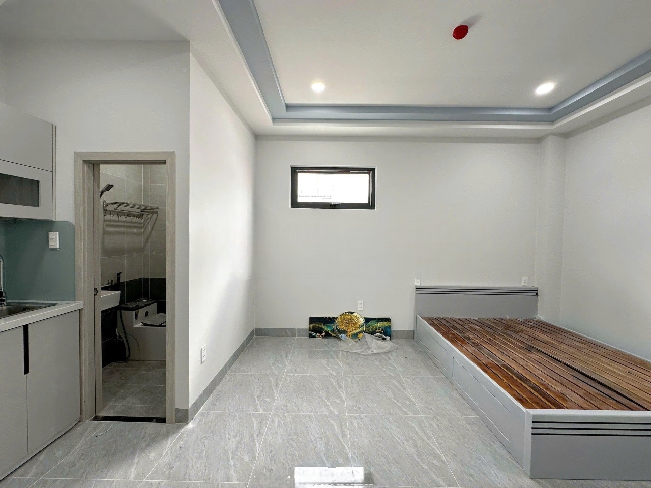 Phòng trọ Studio 28m2 tại Sweet Home Bùi Đình Túy - Bình Thạnh - Phòng ngủ