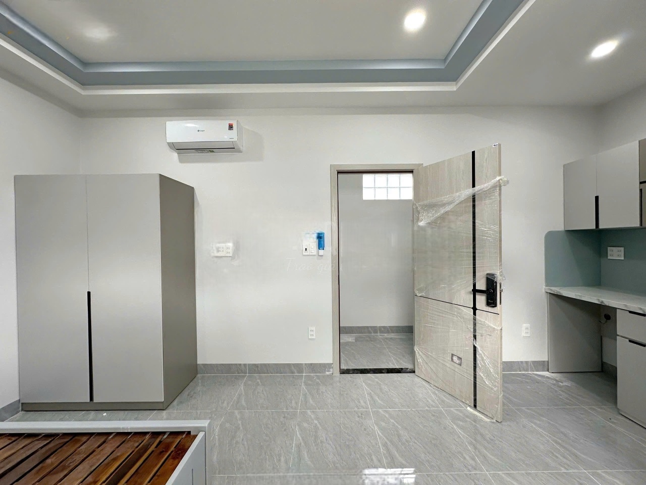 Phòng trọ Studio 28m2 tại Sweet Home Bùi Đình Túy - Bình Thạnh - Phòng ngủ