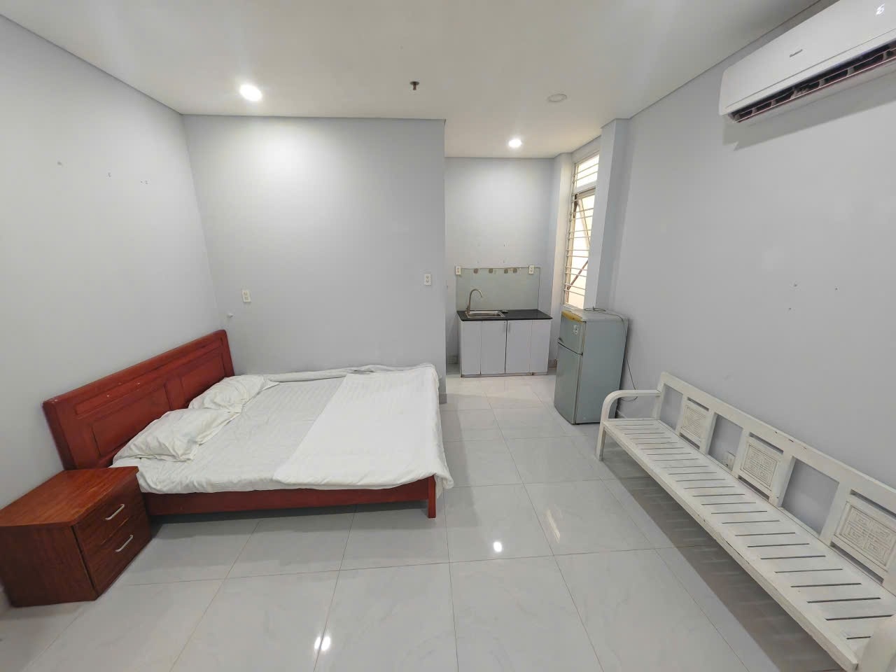 Phòng trọ Studio 30m2 tại CM Home Bùi Đình Túy - Bình Thạnh - Phòng ngủ