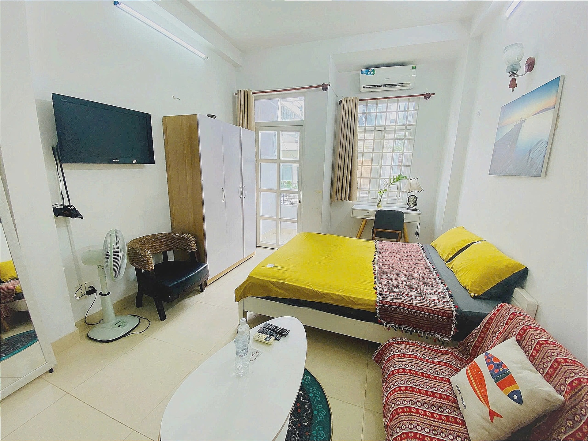 Phòng trọ Studio 30m2 tại Sweet Home Nguyễn Hữu Cảnh - Bình Thạnh - Phòng ngủ