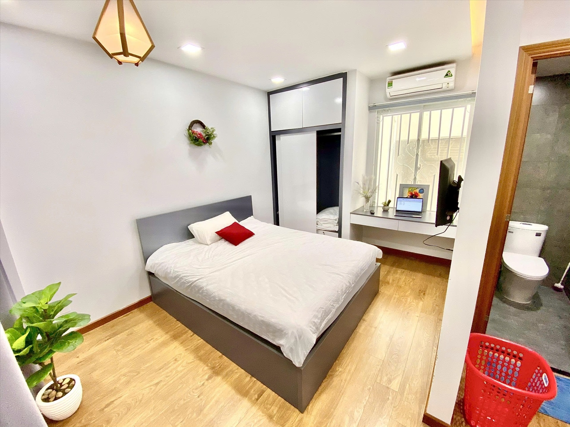 Phòng trọ Studio 30m2 tại Rex Residence Nguyễn Cửu Vân - Bình Thạnh - Phòng ngủ