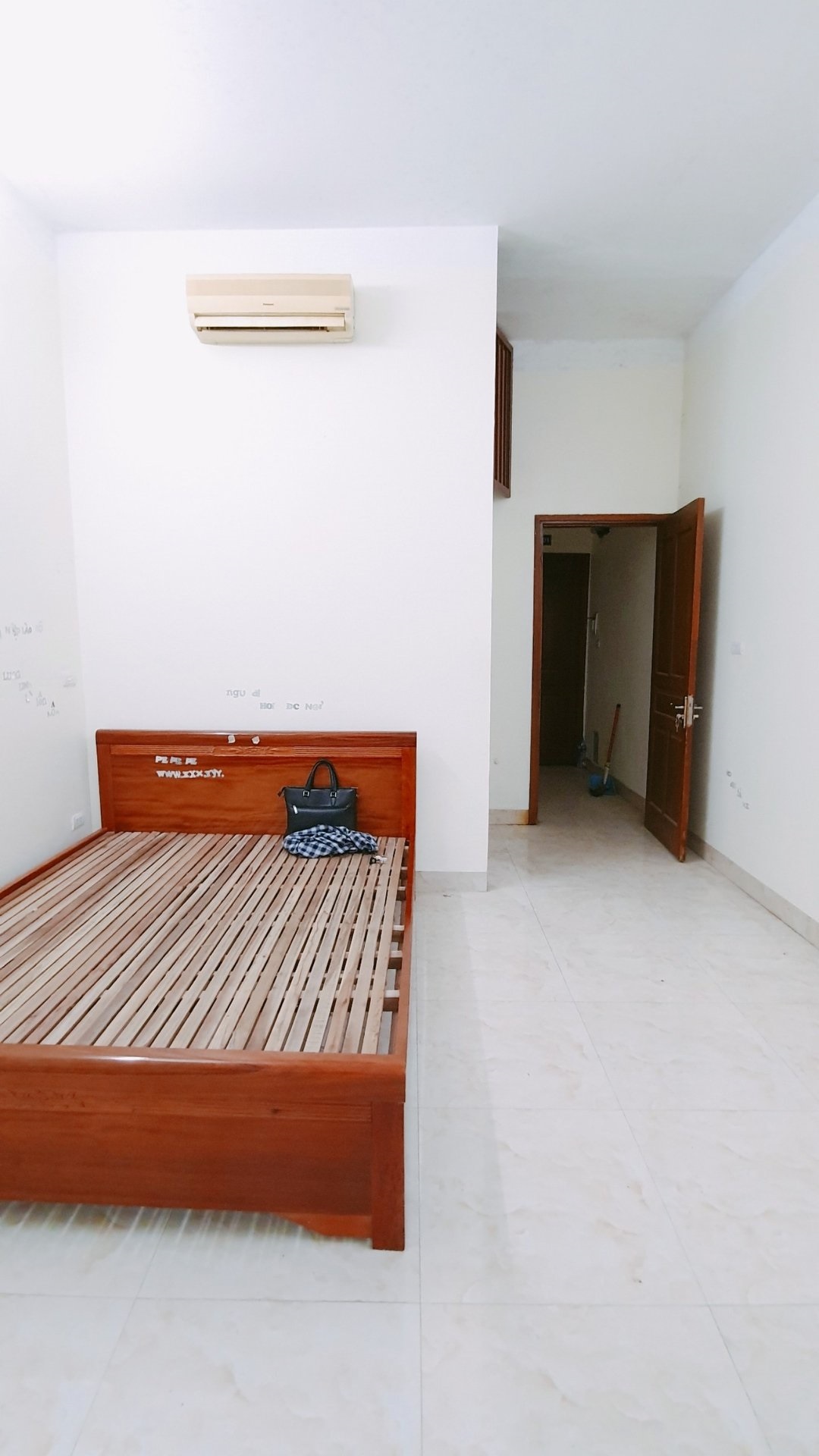 Phòng trọ Studio 25m2 tại HappyHomes 3 Doãn Kế Thiện - Cầu Giấy - Phòng ngủ