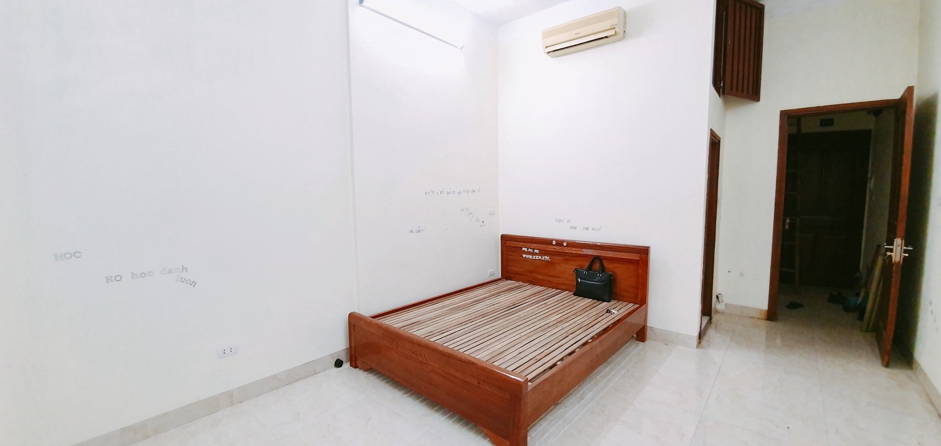 Phòng trọ Studio 25m2 tại HappyHomes 3 Doãn Kế Thiện - Cầu Giấy - Phòng ngủ